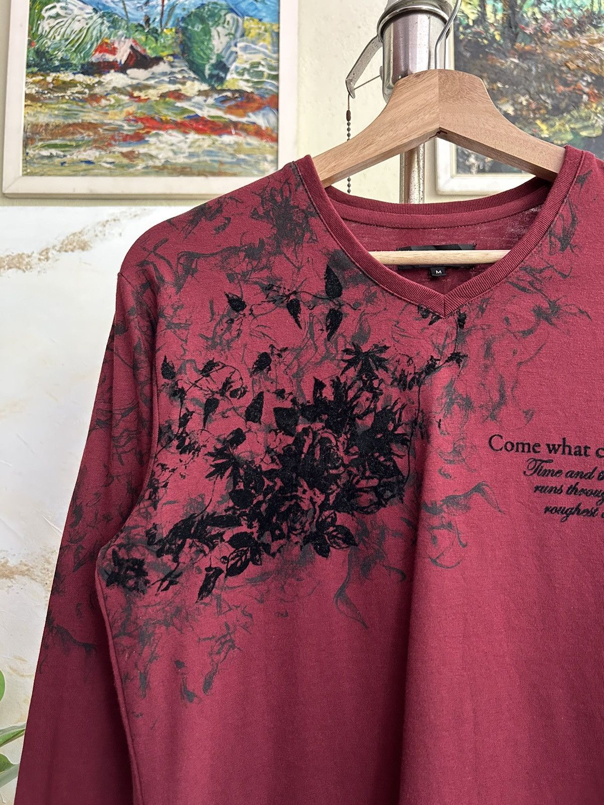 If Six Was Nine Semantic Design Flowers Long Sleeve Size US M / EU 48-50 / 2 - 5 Thumbnail