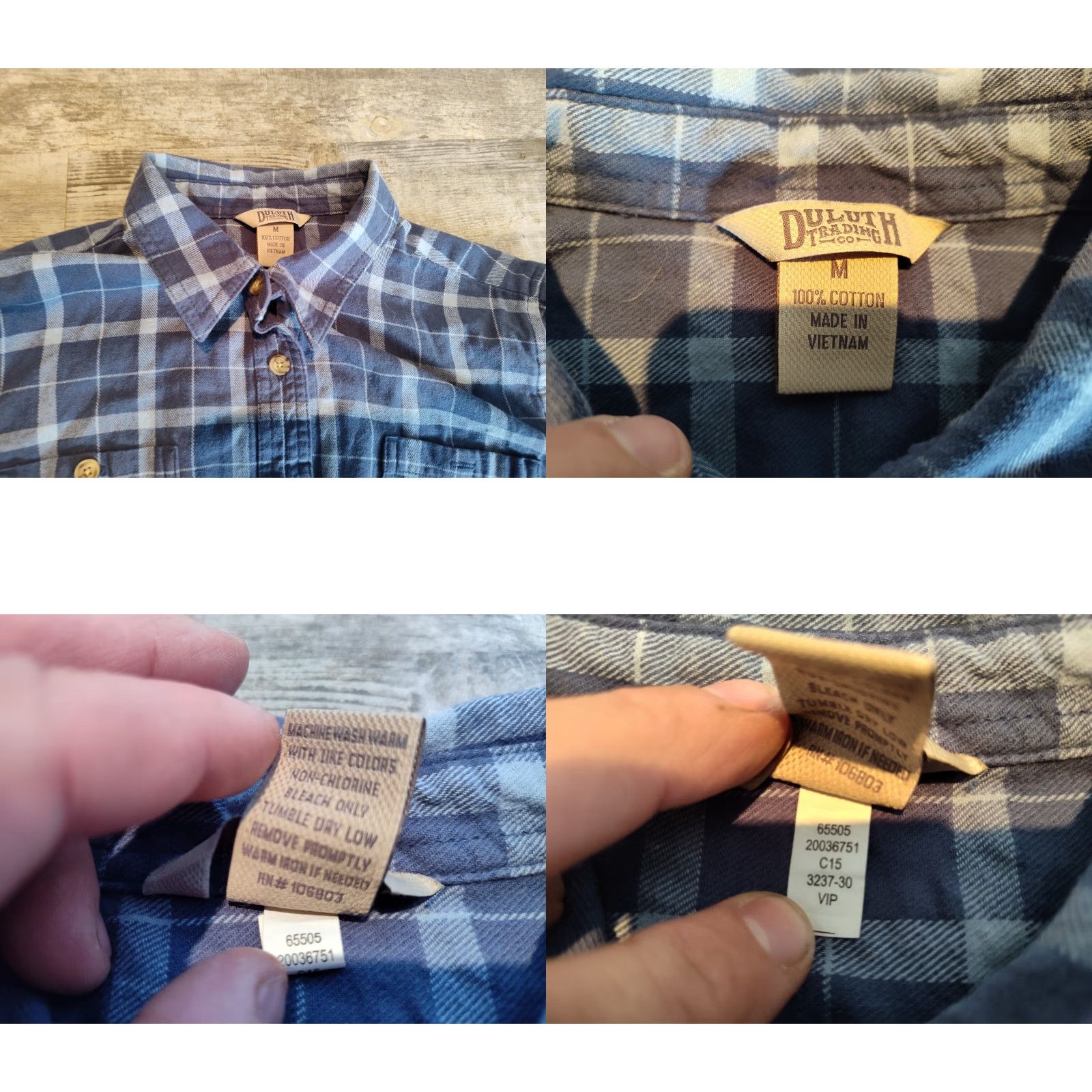 Duluth Trading Company DULUTH TRADING CO Plaid Long Sleeve Button-Up Shirt Womens Medium Multicolor Cotton Size M / US 6-8 / IT 42-44 - 8 Thumbnail
