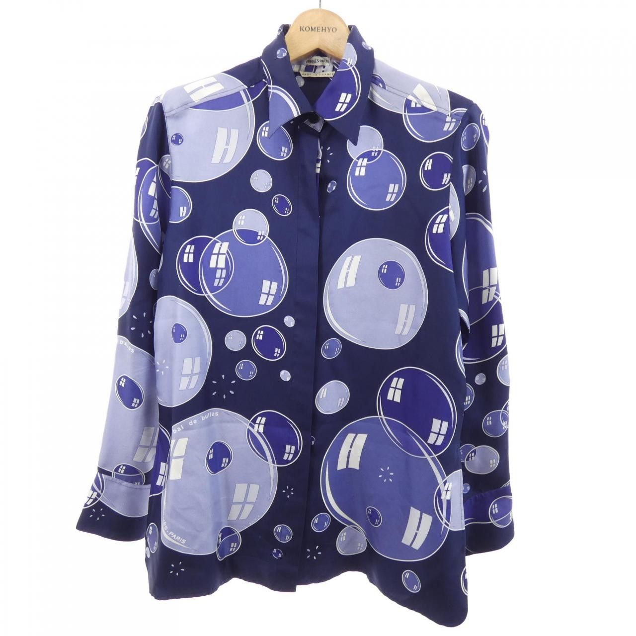 Hermes Hermès BAL DE BULLES34 Silk Shirt Others Tops DUTY FREE for USA