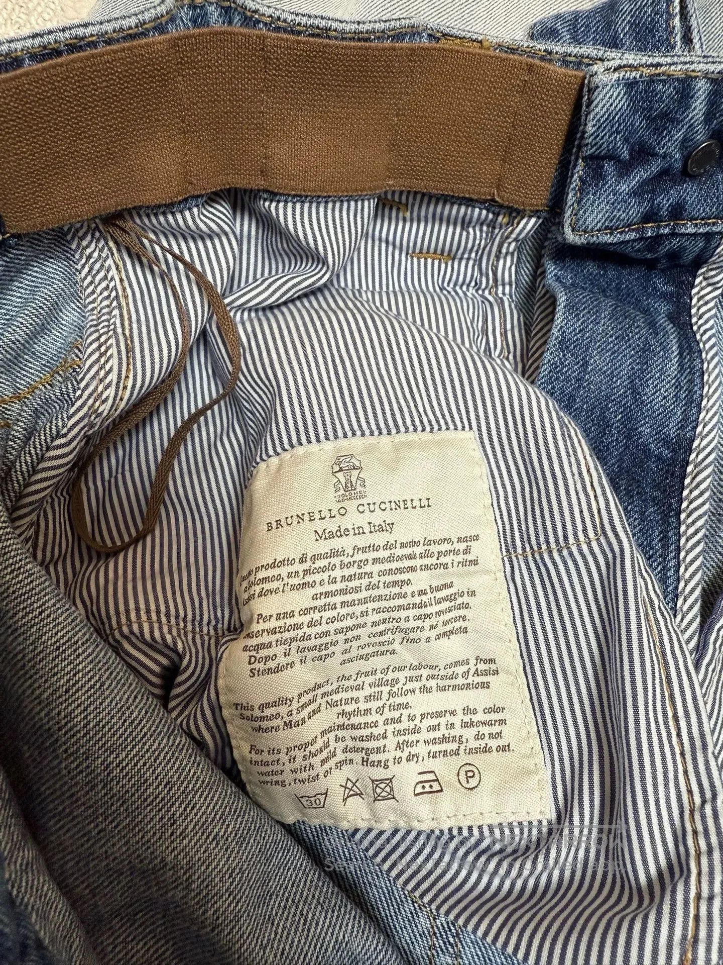 Brunello Cucinelli Brunello Cucinelli Washed Jeans. Size US 40 / EU 56 - 7 Thumbnail
