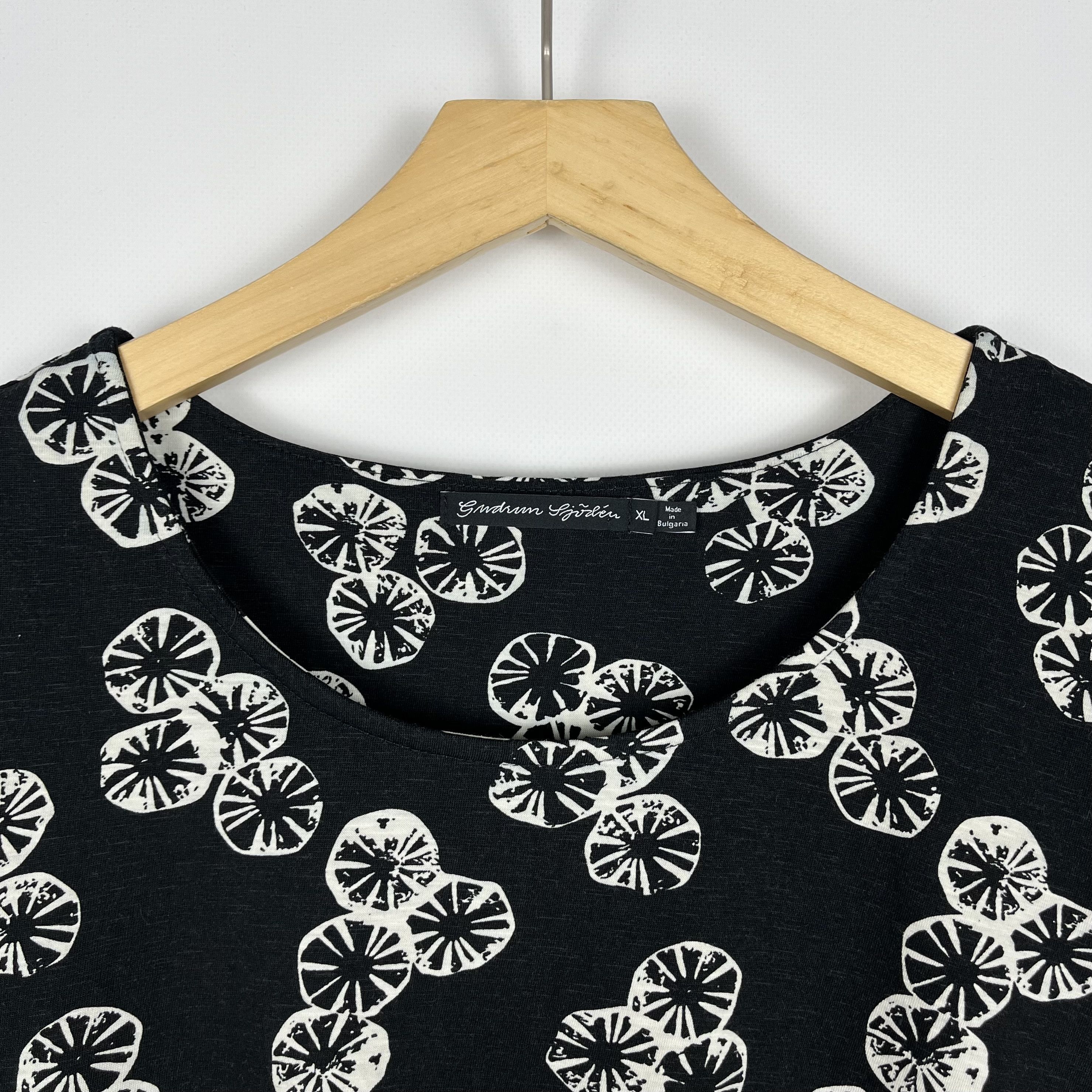 Gudrun Sjoden Ladies Gudrun Sjoden Corallo Pattern 3/4 Sleeve Tunic Blouse Size XL / US 12-14 / IT 48-50 - 7 Thumbnail