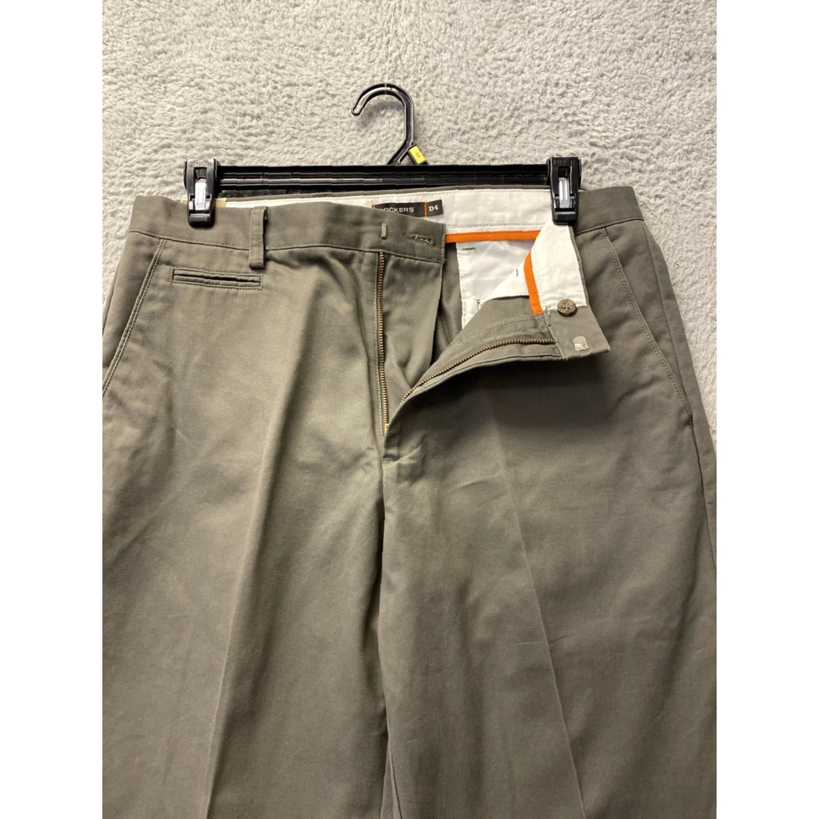 Dockers DOCKERS Men's Straight Fit Khaki Pants 34x34 Military Green Workday Size US 34 / EU 50 - 2 Thumbnail