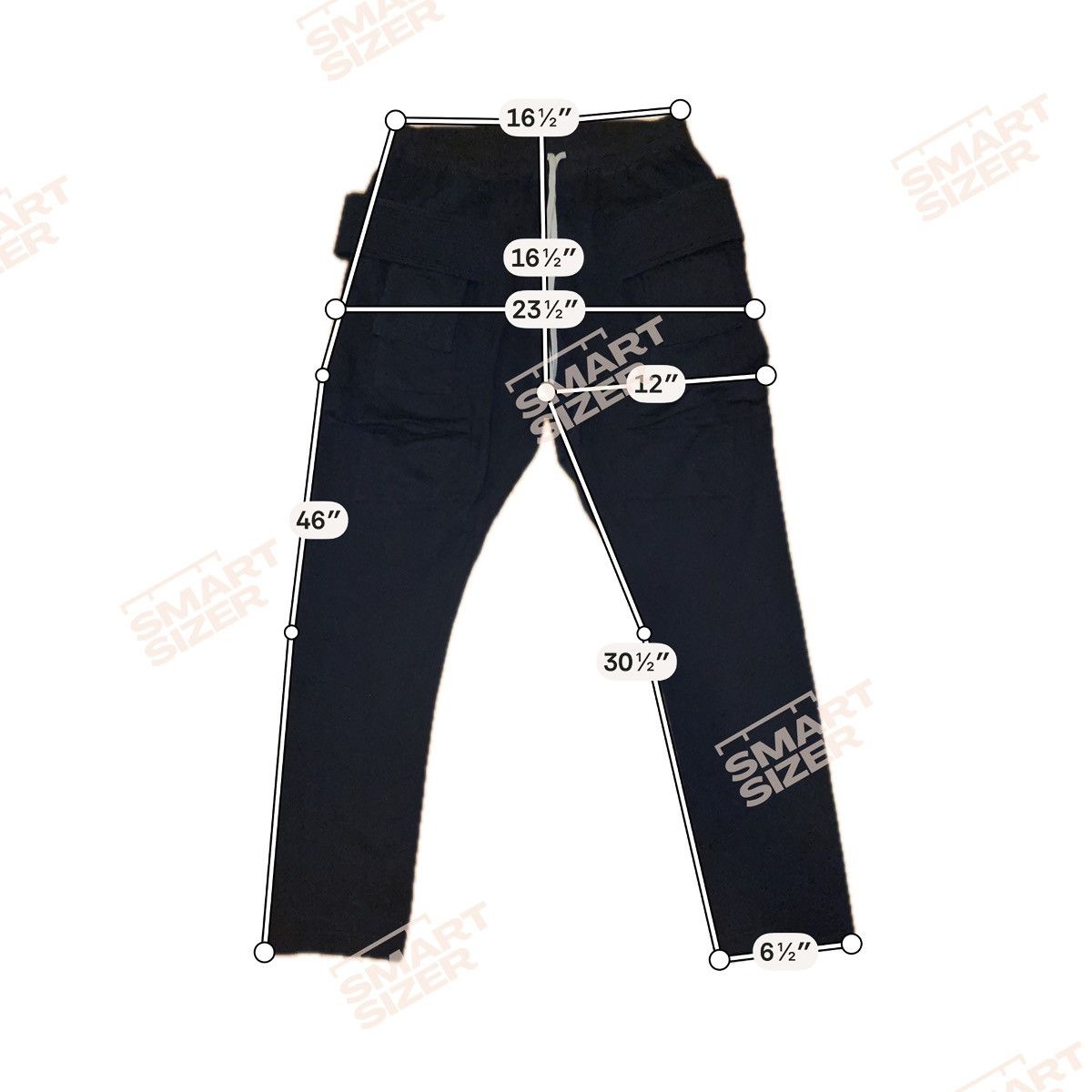 Rick Owens Rick Owens Creatch Cargo Pants Black Heavy Cotton Size L Size US 34 / EU 50 - 12 Thumbnail