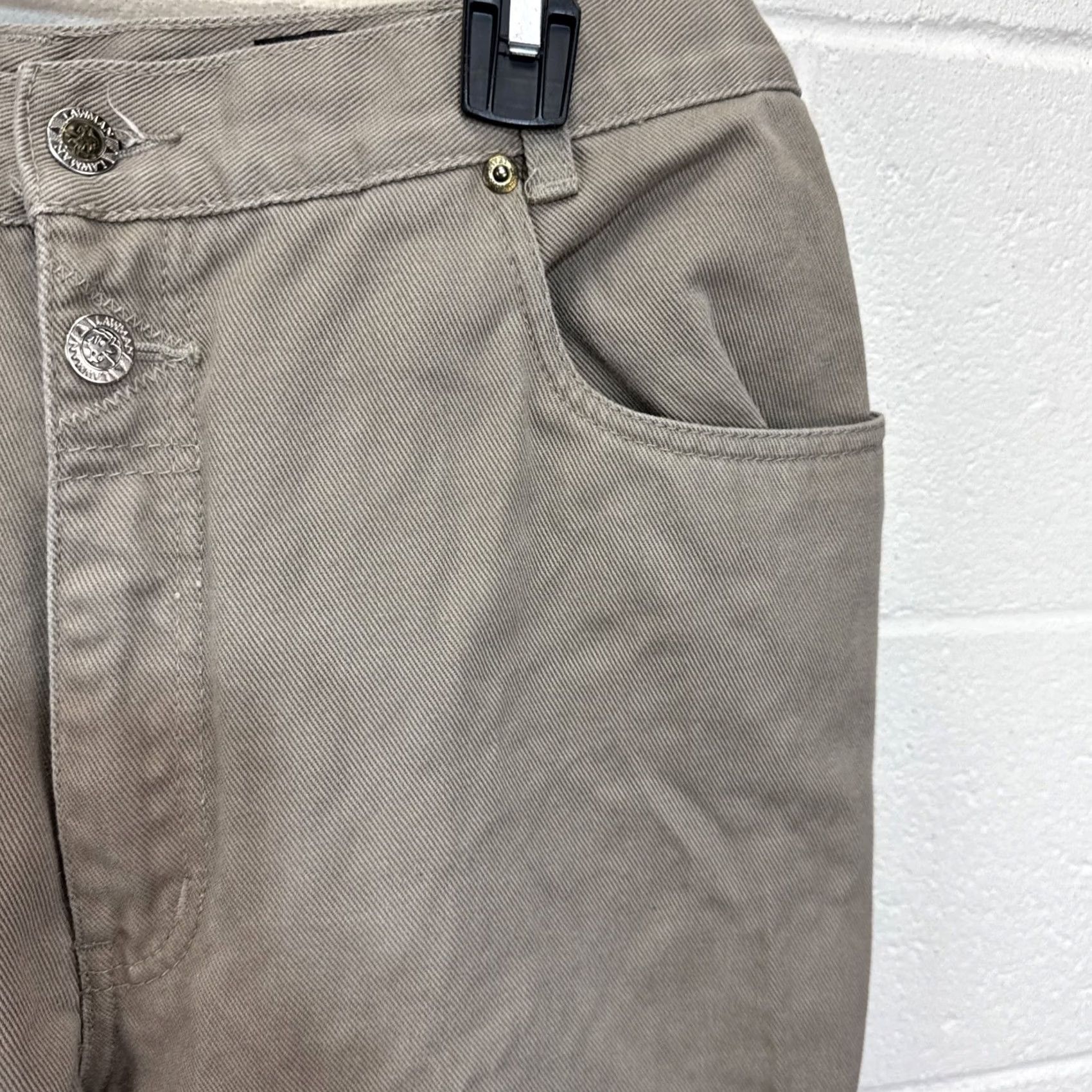 Denime VINTAGE Lawman Western Bootcut Jeans Womens Size 15 Beige Denim 32" Waist 35" Inseam Size 36" / US 14 / IT 50 - 3 Thumbnail
