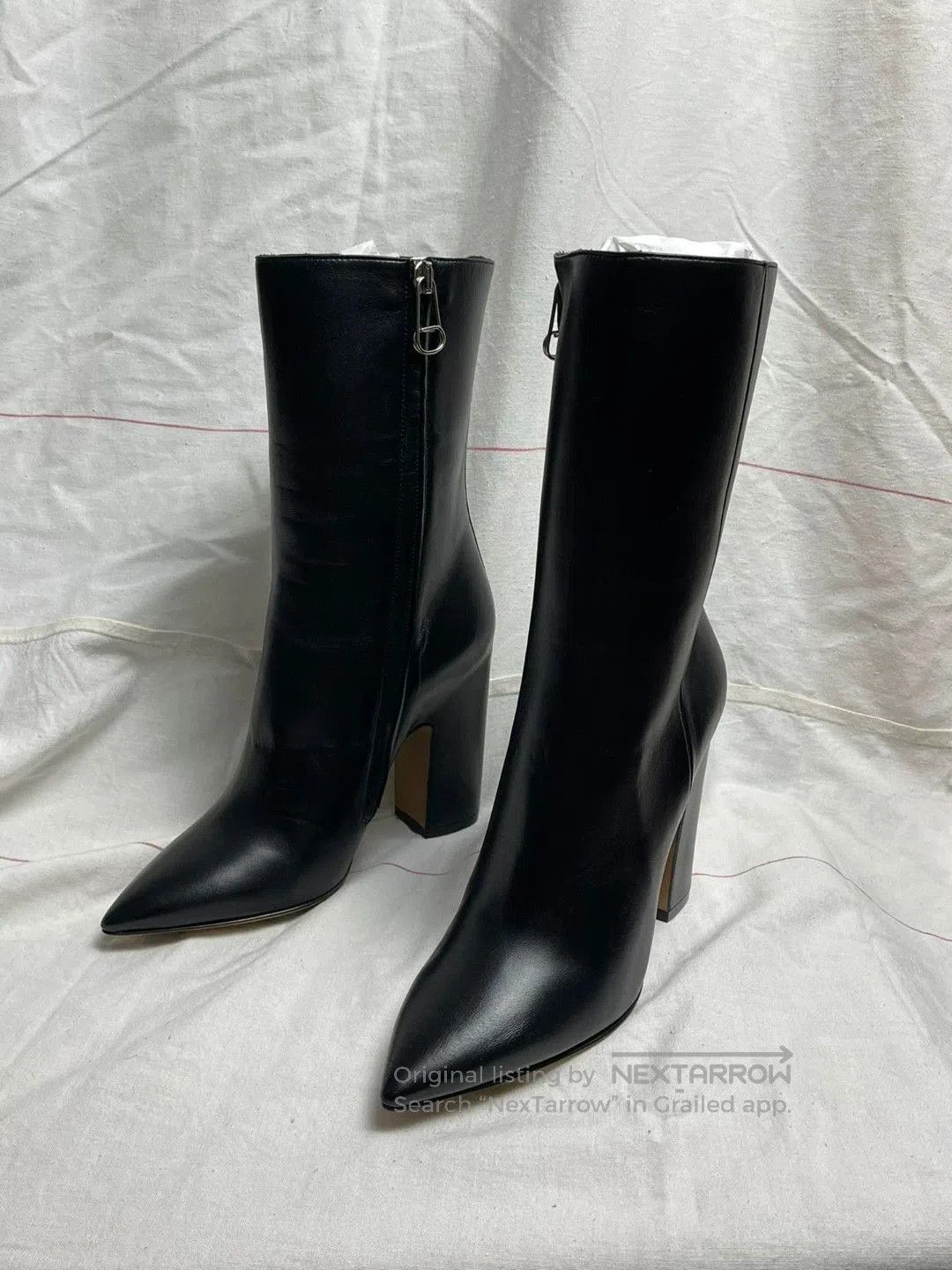 Maison Margiela Maison Margiela Black Heeled Leather Boots. Size US 5 / IT 35 - 3 Thumbnail