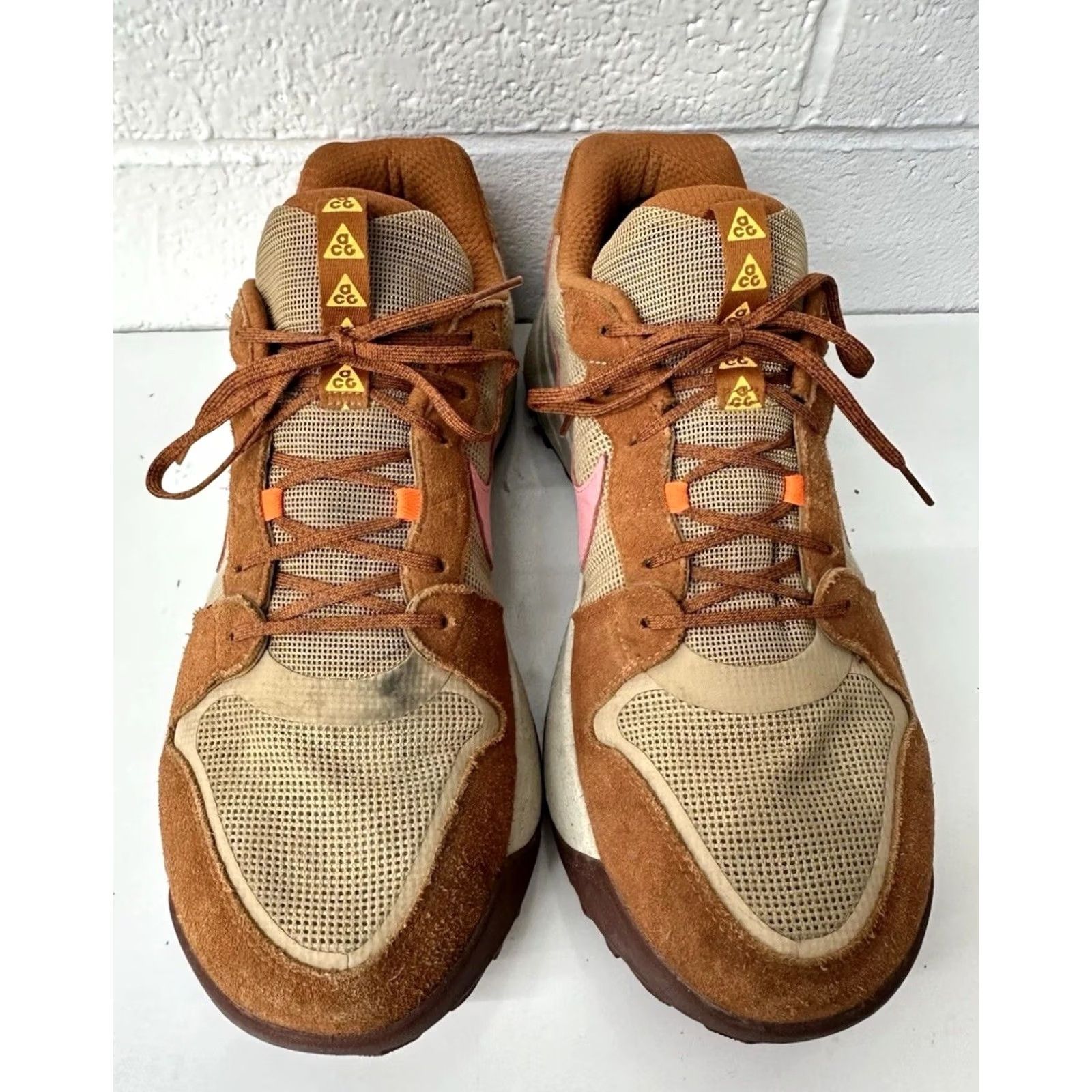 Nike Nike ACG Lowcate Sneaker DM8019-201 Hemp/Dark Russet/Total Orange/Coral Chalk Mens Size 14 Size US 14 / EU 47 - 4 Thumbnail