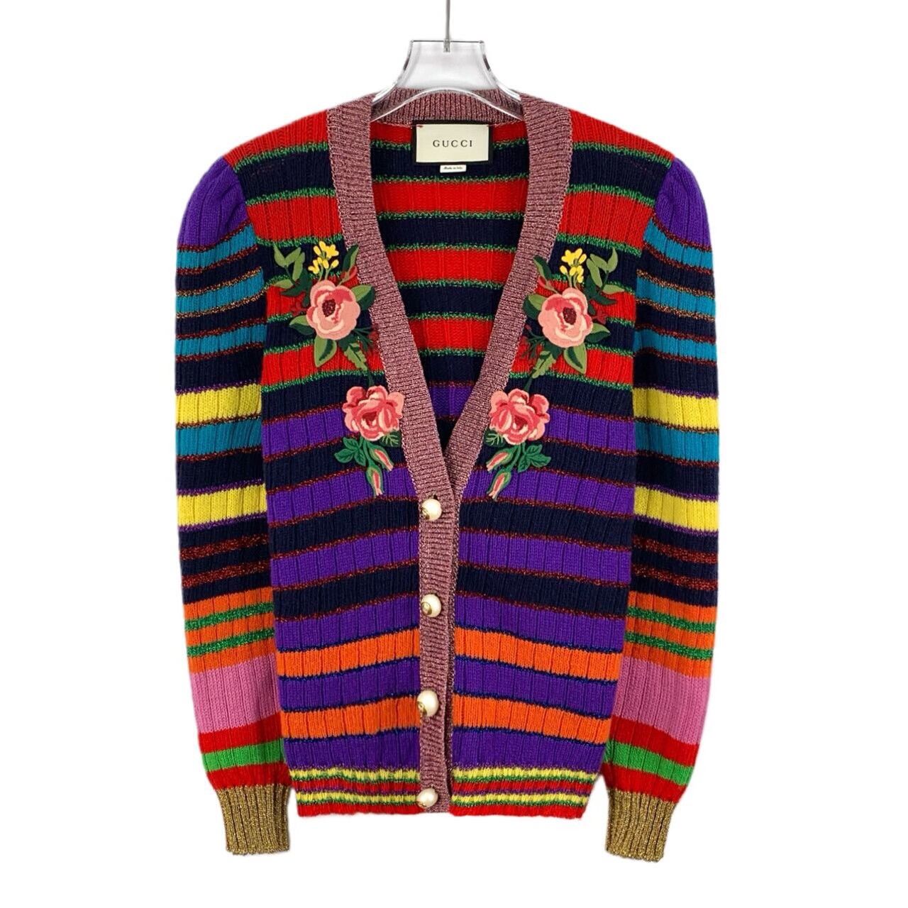 Gucci Gucci Wool Striped Multi Sweater XS Women Size XS / US 0-2 / IT 36-38 - 1 Thumbnail