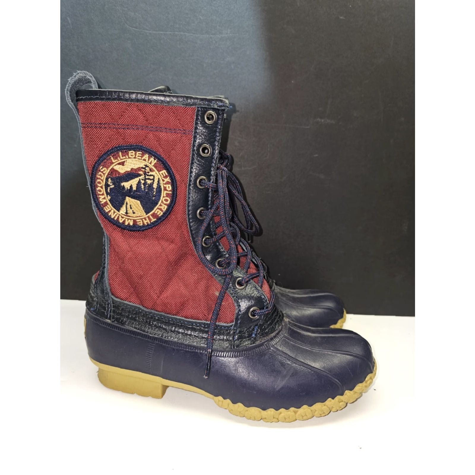 Vintage L.L. Bean Bean Boots Womens Size 7 M Explore The Maine Woods Quilted Boots Size US 7 / IT 37 - 2 Thumbnail