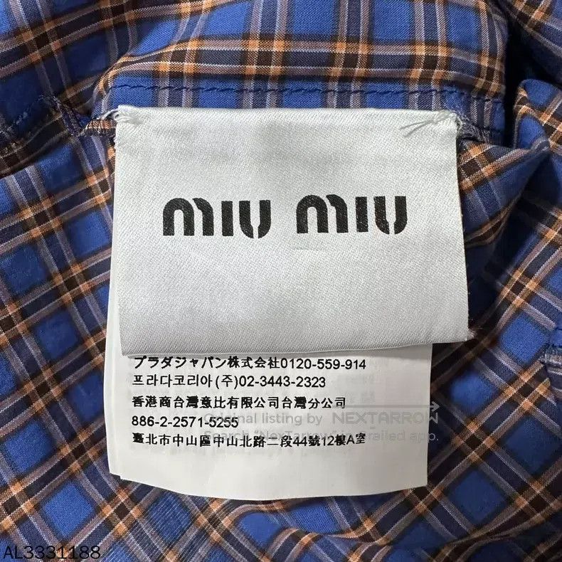 Miu Miu Miu Miu 38 Striped lace lapel shirt Size M / US 6-8 / IT 42-44 - 4 Thumbnail