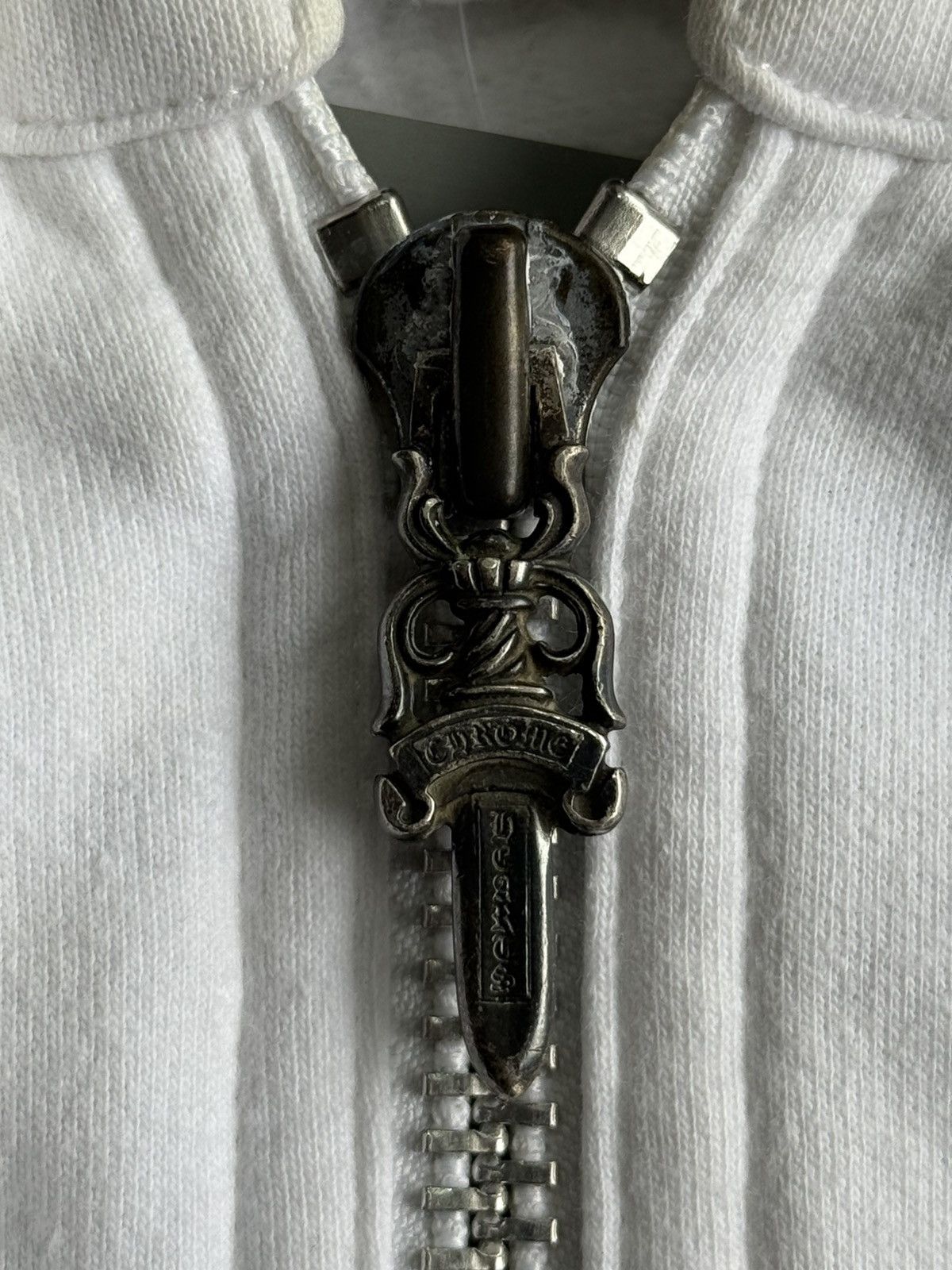 Chrome Hearts Rare 90s - Big Dagger FUCK YOU Zip Hoodie Size US S / EU 44-46 / 1 - 10 Thumbnail