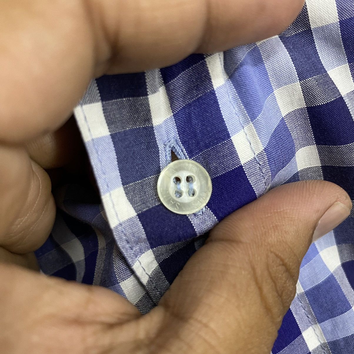 Summer YSL Blue Shirt Striped Logo