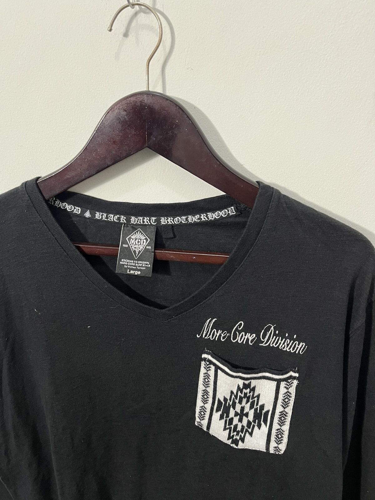 Japanese Brand 🇯🇵Y2k More Core Division (MCD) long-sleeved T-shirt Size US L / EU 52-54 / 3 - 3 Thumbnail