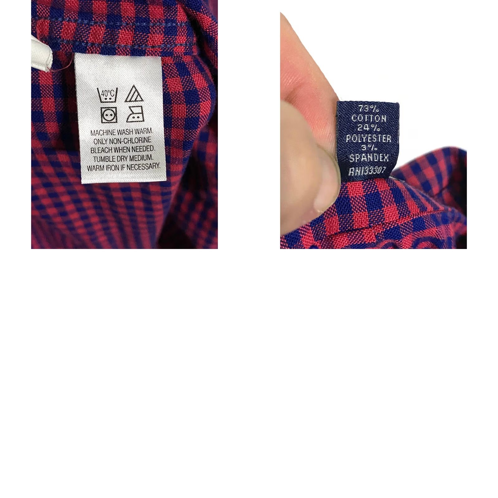 Dockers VINTAGE Dockers Battery Street Red Blue Check Button-Down Shirt Classic Fit M Men Red Blue Check Button-Down Shirt Mens M Preppy Workwear Size US M / EU 48-50 / 2 - 8 Thumbnail