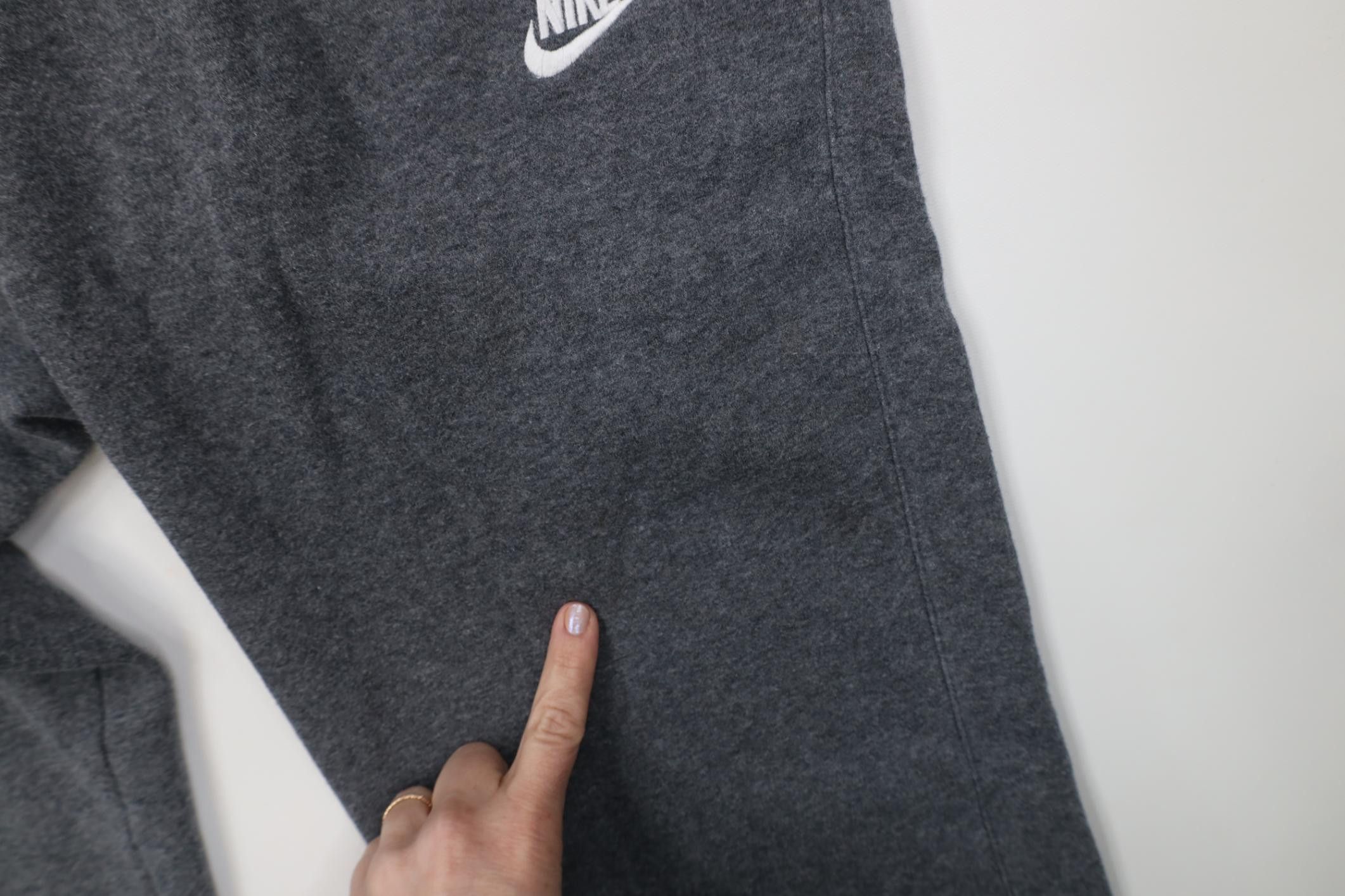 Nike Vintage Y2K Nike Scott Mini Swoosh Wide Leg Sweatpants Gray Size US 38 / EU 54 - 5 Thumbnail