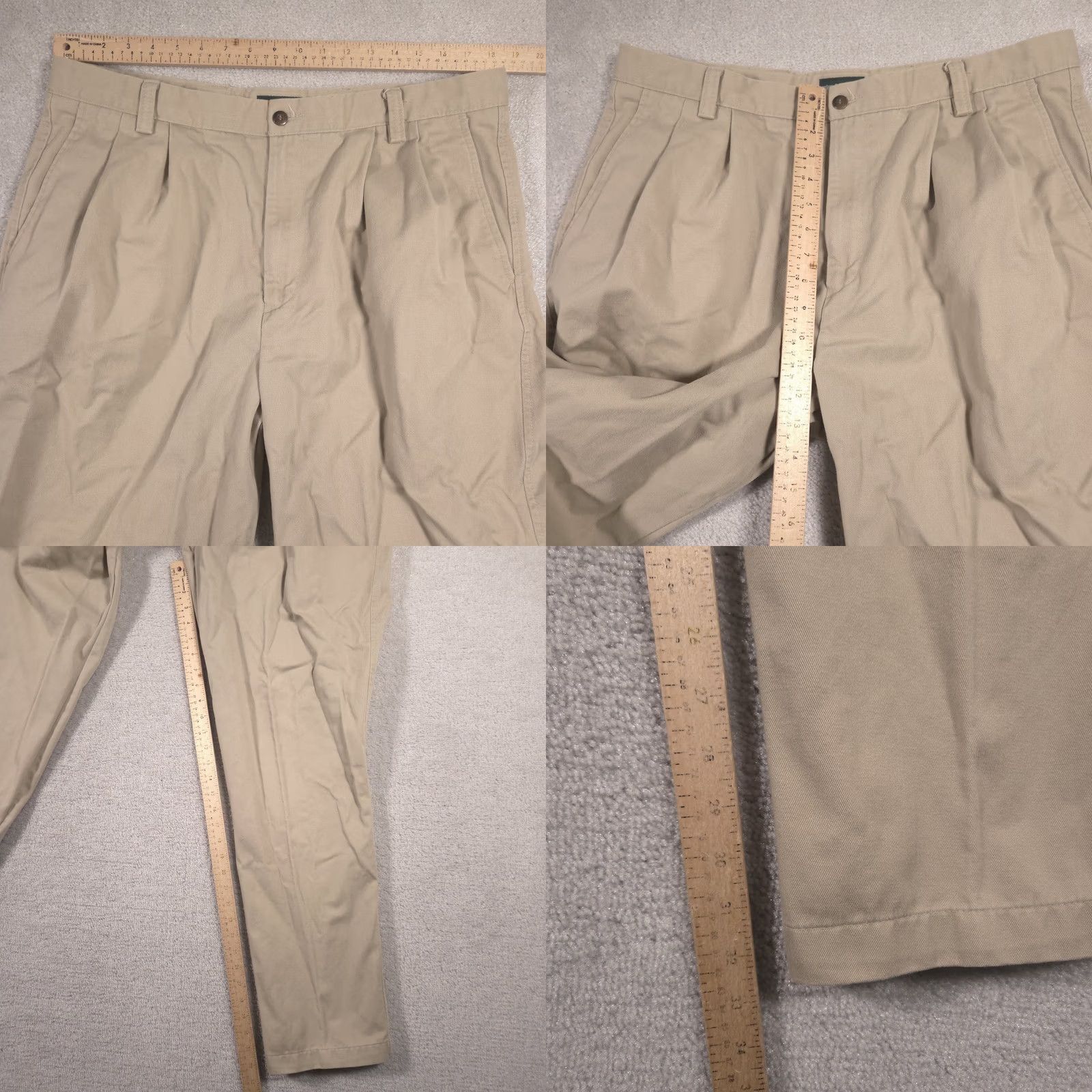 Dockers VINTAGE Dockers Recode Khakis Pants Mens 38x34 Beige Pleated Front Straight Leg Chino Size US 38 / EU 54 - 8 Thumbnail
