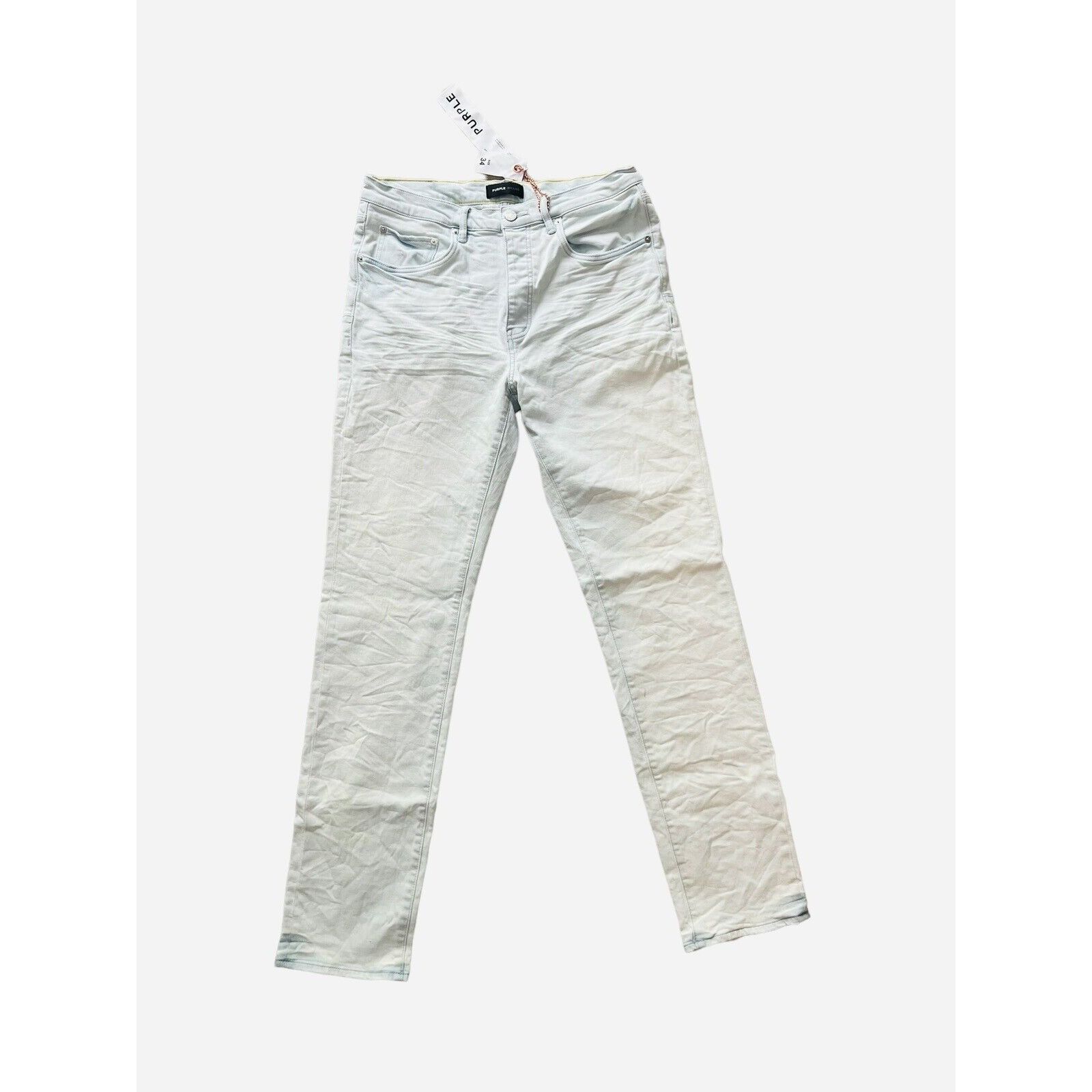 Purple Brand Jeans Men Straight Blue P005 $265 Size 34/32