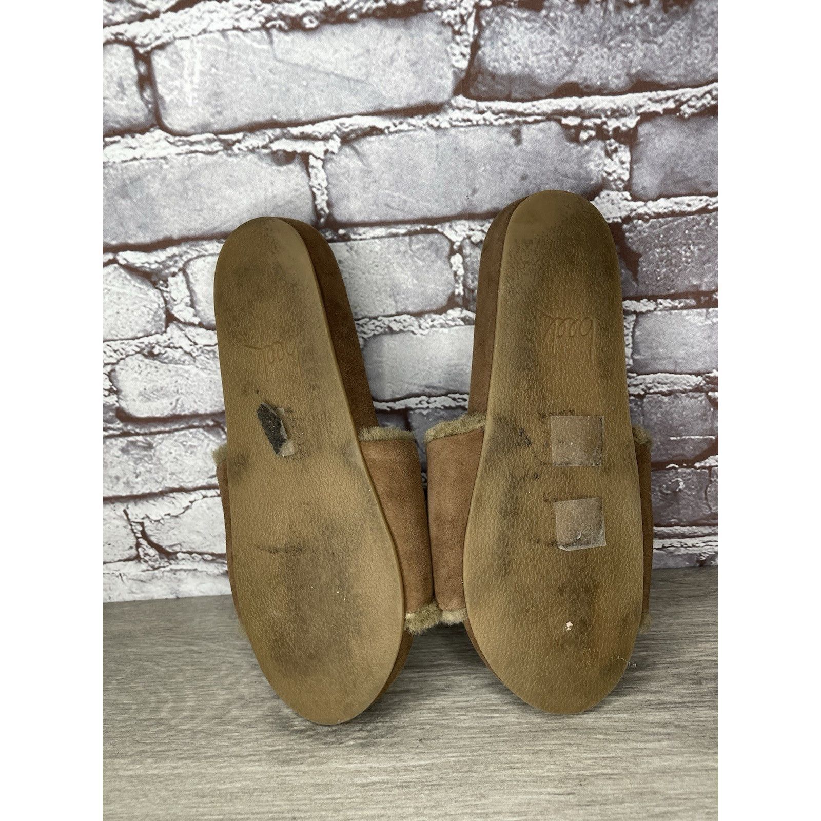 beek Beek Brown Sherpa Lining Brown Suede Leather Slides Sandals Size US 10 / IT 40 - 8 Thumbnail