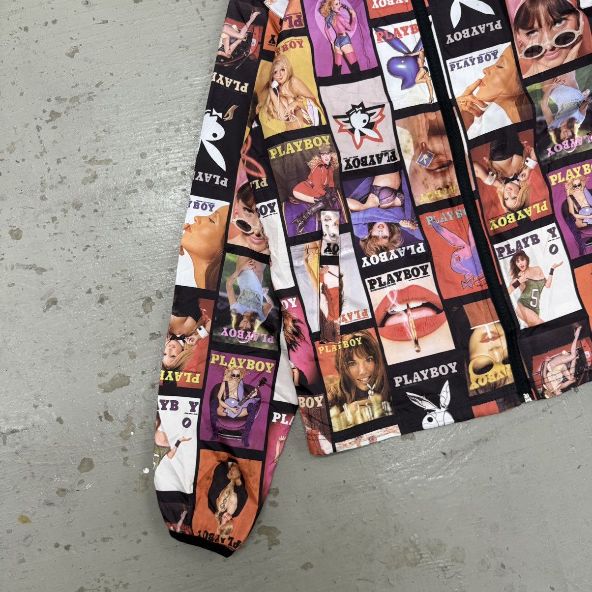 Playboy Playboy Magazine Cover Pornstar Windbreaker Jacket Size US L / EU 52-54 / 3 - 6 Thumbnail