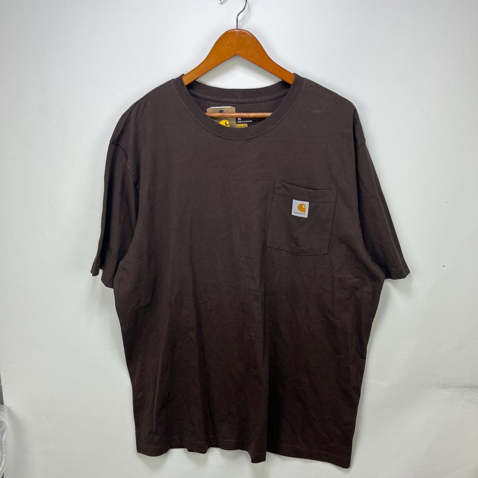 Carhartt Carhartt Brown Travis Pocket T-Shirt XL New with Tags Size US XL / EU 56 / 4 - 1 Thumbnail