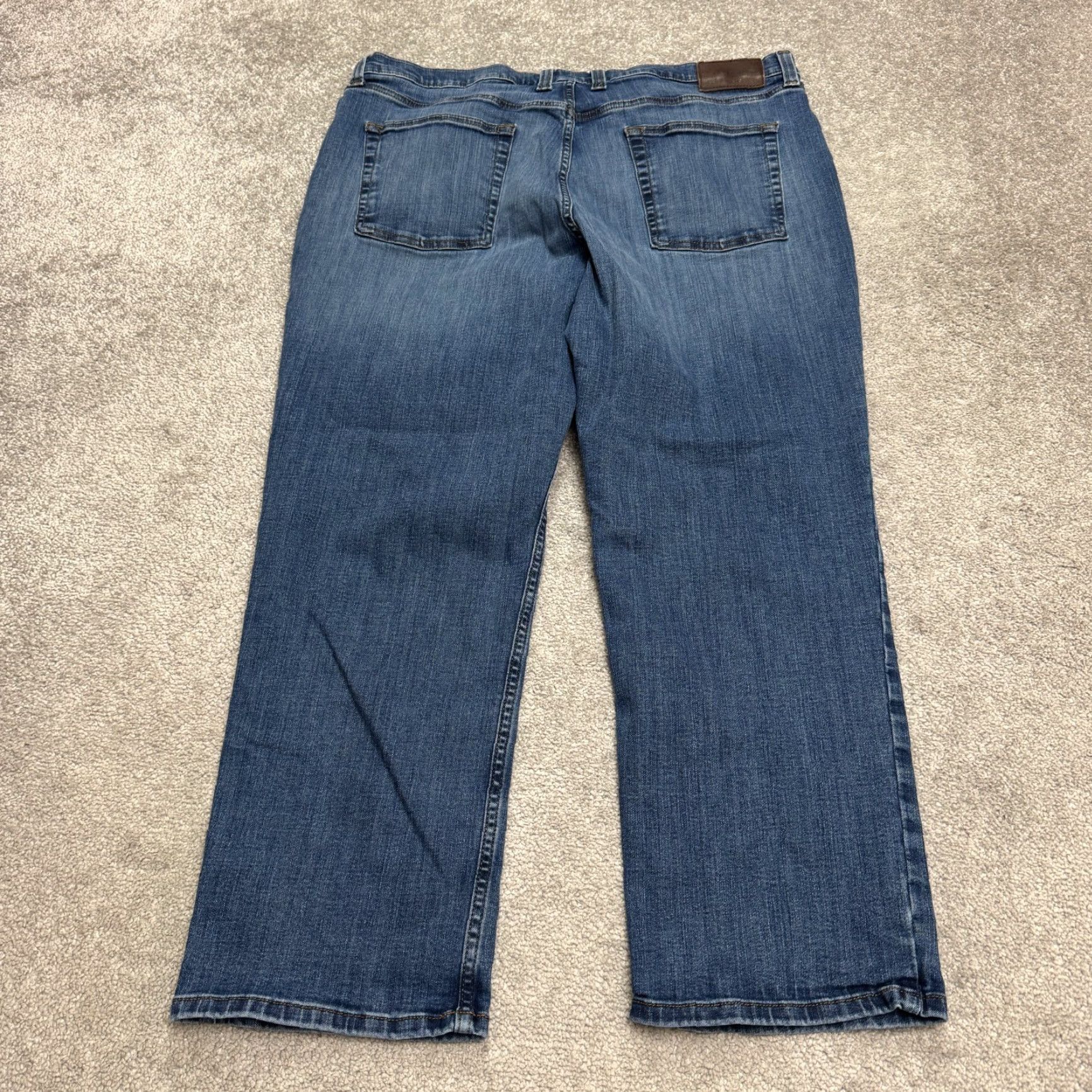 Vintage L.L. Bean Jeans Mens 40x28 Blue BeanFlex Classic Fit Denim Straight Leg Cotton Size US 40 / EU 56 - 2 Thumbnail