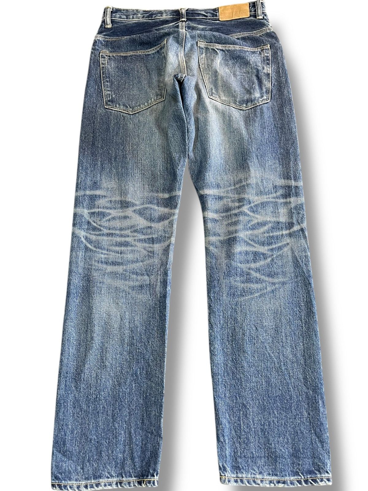 Le Grande Bleu (L.G.B.) Vintage Domingo Selvedge Distressed Denim Size US 29 - 6 Thumbnail