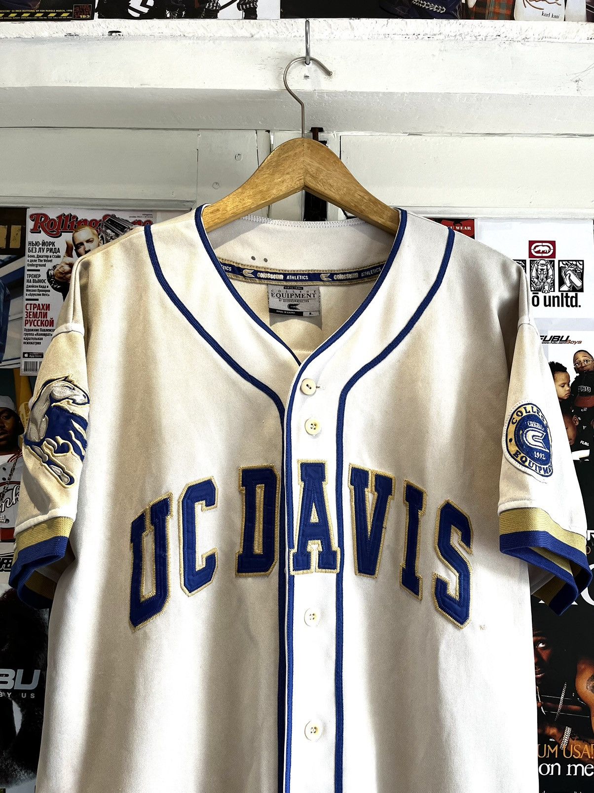 Colosseum Athletics × MLB × NCAA JERSEY BASEBALL COLLOSEUM ATHLETIC UC DAVISAGGIES CALIFORNIA Size US XL / EU 56 / 4 - 2 Thumbnail