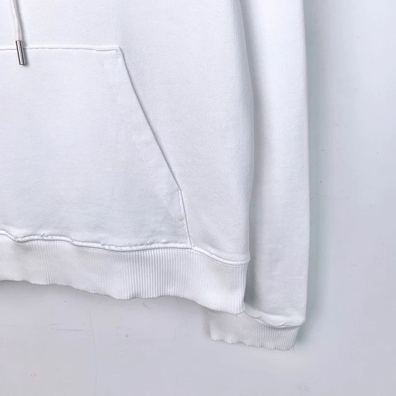 Saint Laurent Paris Saint Laurent size os White logo hooded white sweatshirt 2 Size US M / EU 48-50 / 2 - 4 Thumbnail