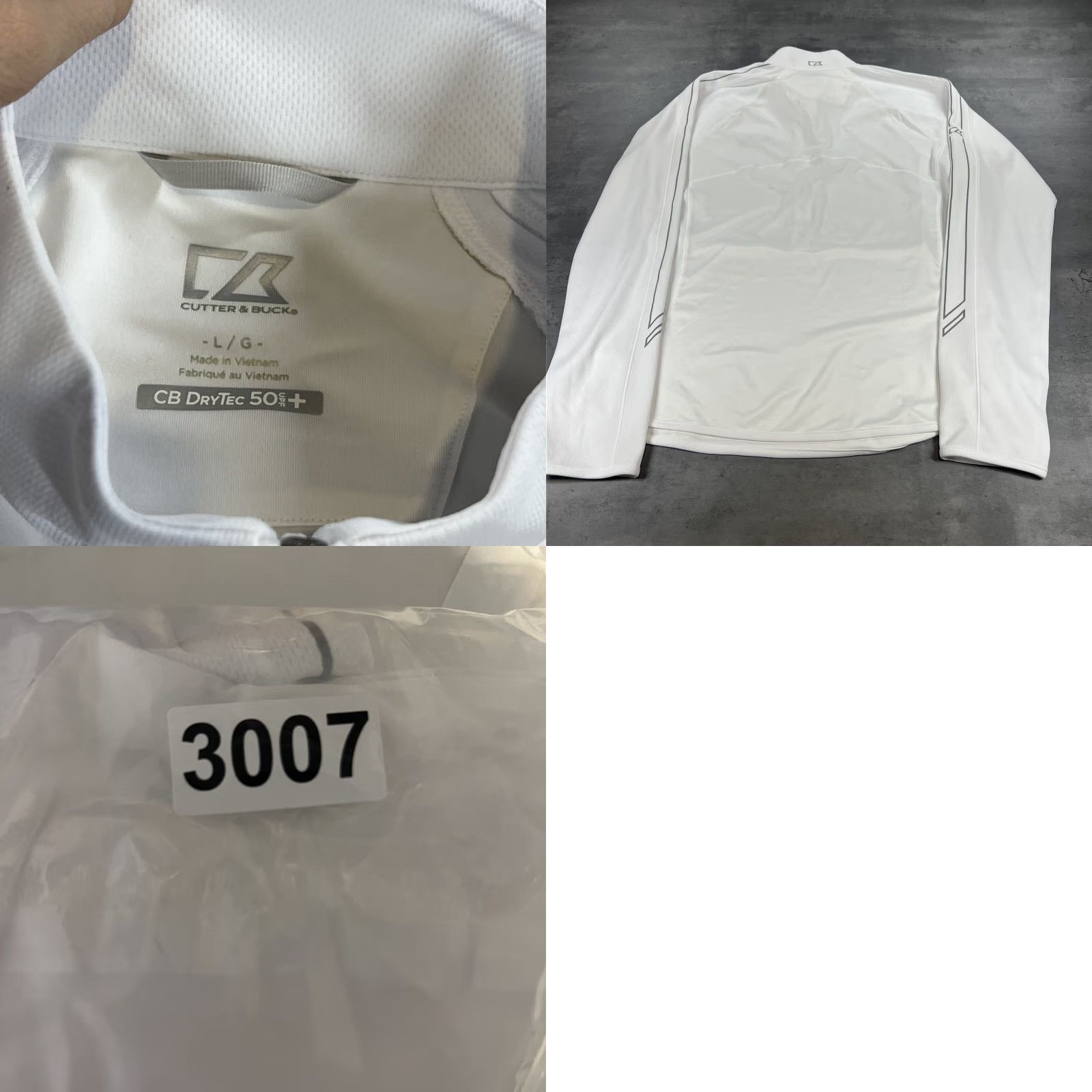 Cutter & Buck Cutter & Buck Jacket Women L White 1/4 Zip DryTec 50 UPF+ ACC NCAA Running Golf Basic Jacket Activewear Size L / US 10 / IT 46 - 8 Thumbnail