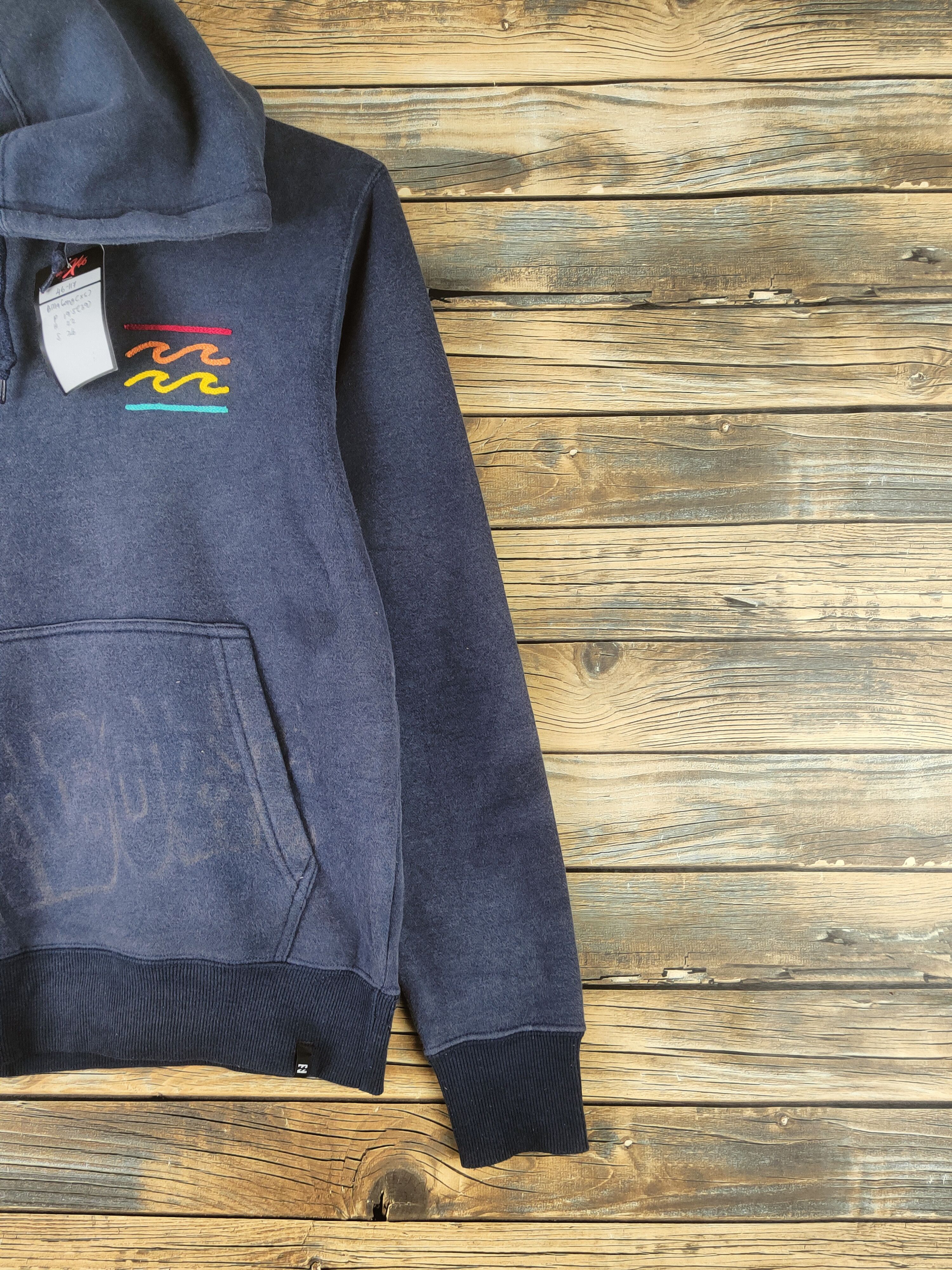 Billabong DL Billabong Navy Hoodie Sweatshirts #46-117 Size US XS / EU 42 / 0 - 6 Thumbnail