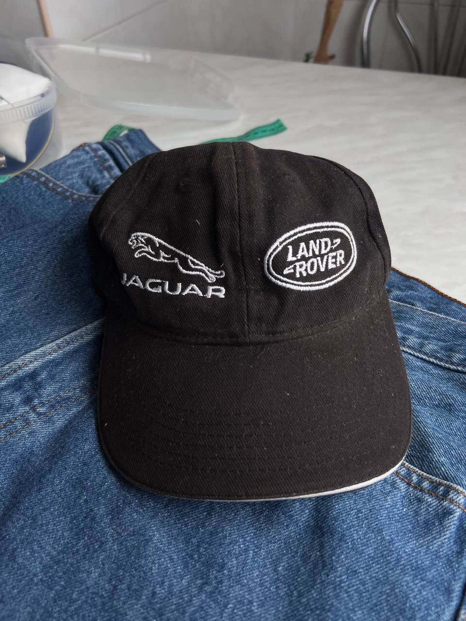 Japanese Brand VINTAGE CAP HAT LAND ROVER JAGUAR RACING AUTO BLACK FADED Size ONE SIZE - 1 Thumbnail