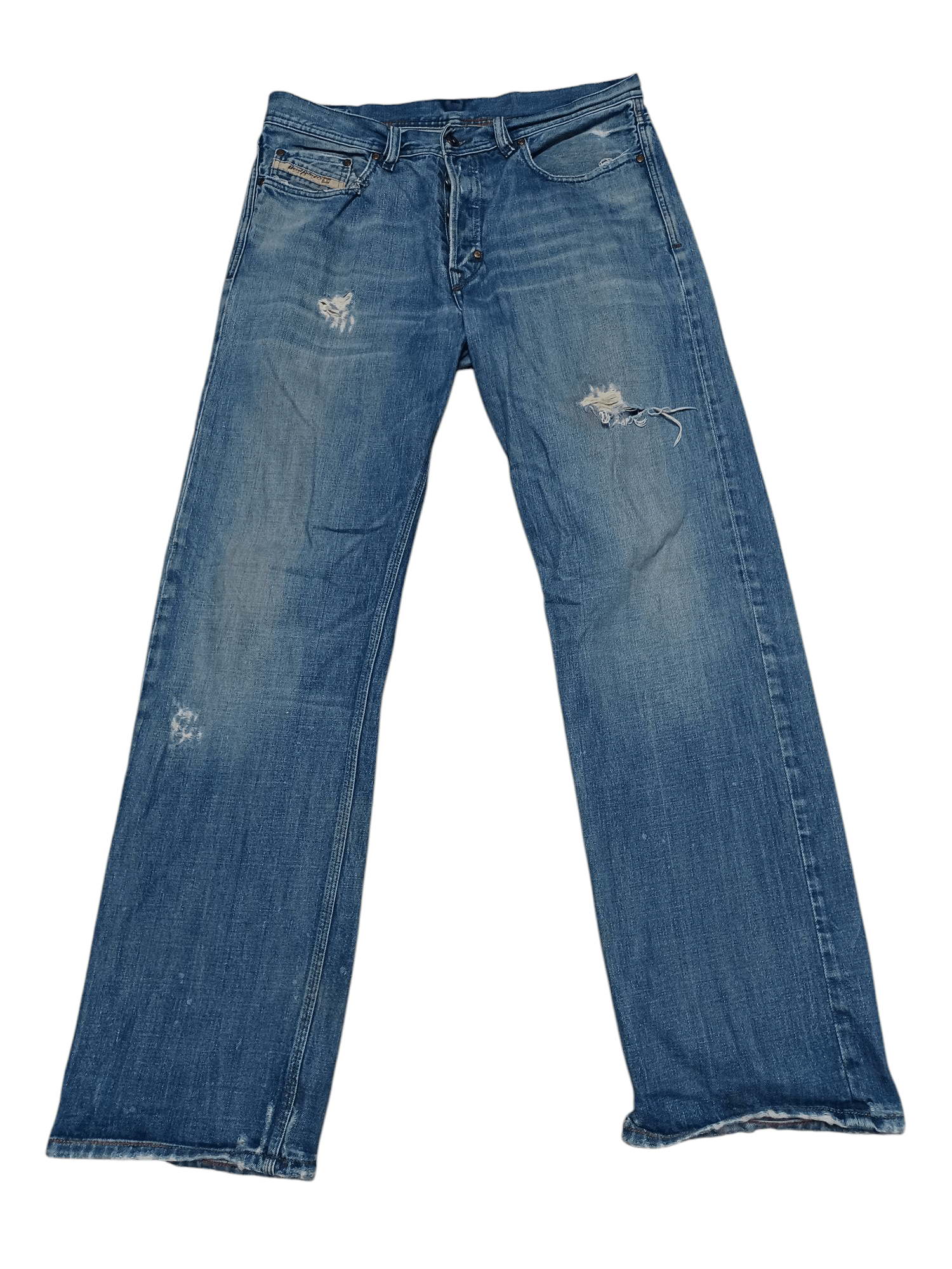 Diesel DIESEL VINTAGE DISTRESSED MADE IN ITALY 33 SIZE JEANS DENIM Size US 33 - 1 Thumbnail