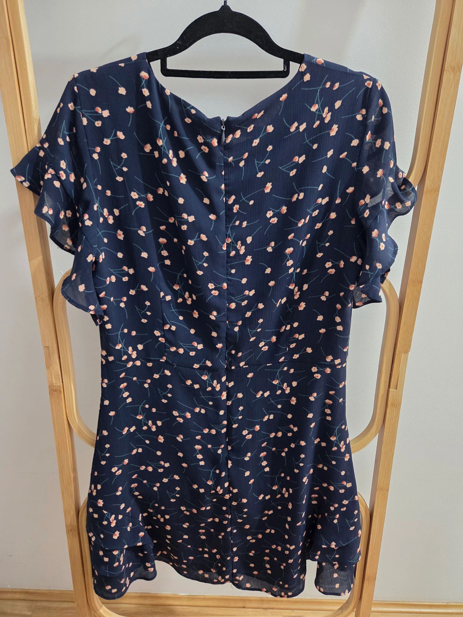 strapless open back dress Paloma One Shoulder Knit Maxi Dress with Flowers main image 0