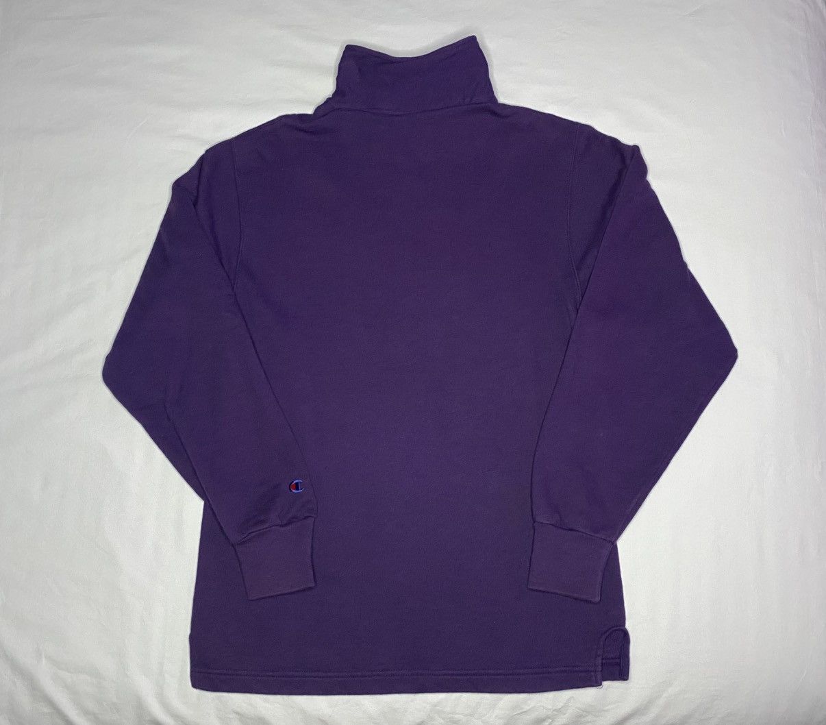 Champion VTG 90s Champion 1/4-Zip Sweatshirt Purple Made in USA Size US S / EU 44-46 / 1 - 3 Thumbnail