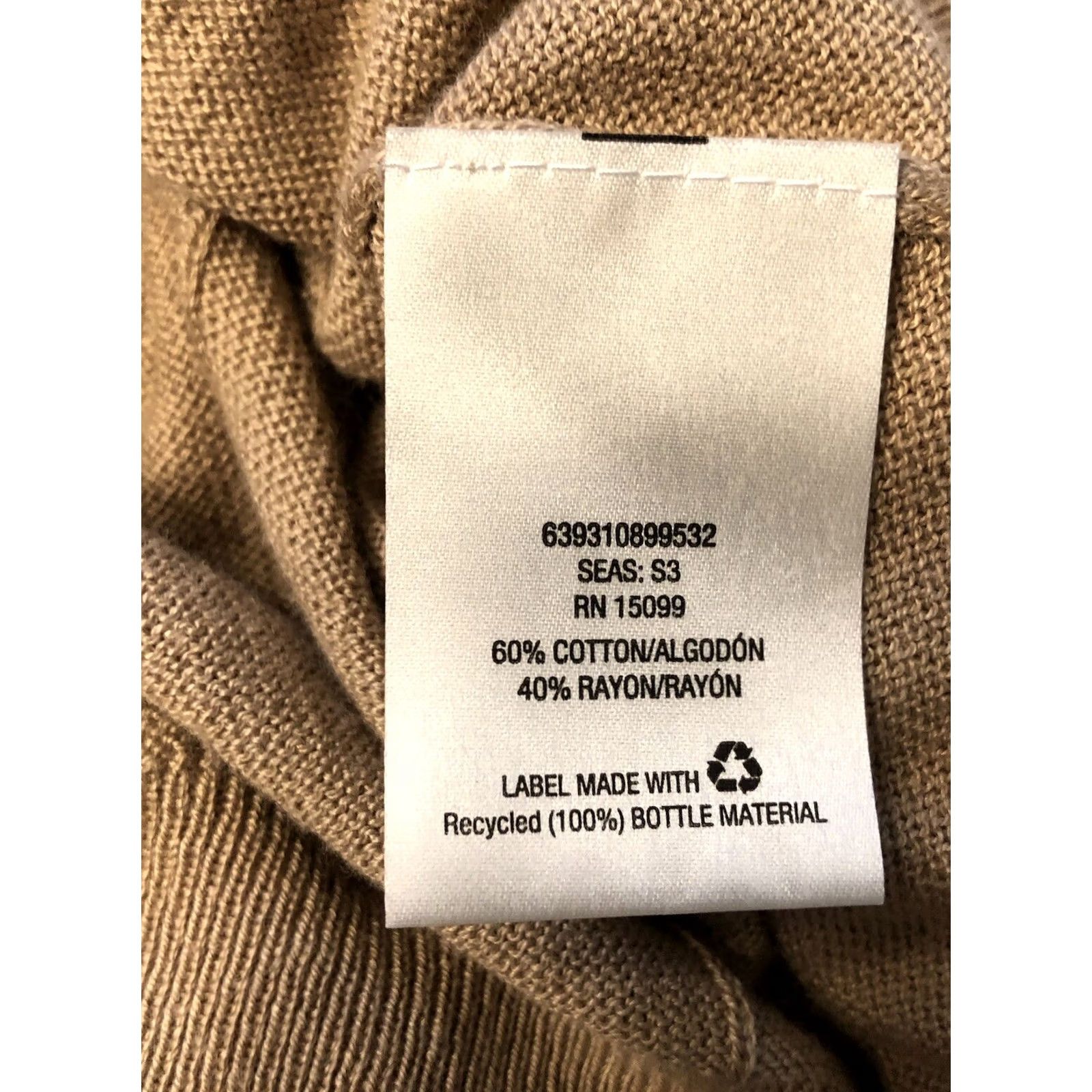 Vintage Metaphor Cardigan Sweater L Tan Button Up Long Sleeve Capsule Cottage Boho Size L / US 10 / IT 46 - 7 Thumbnail