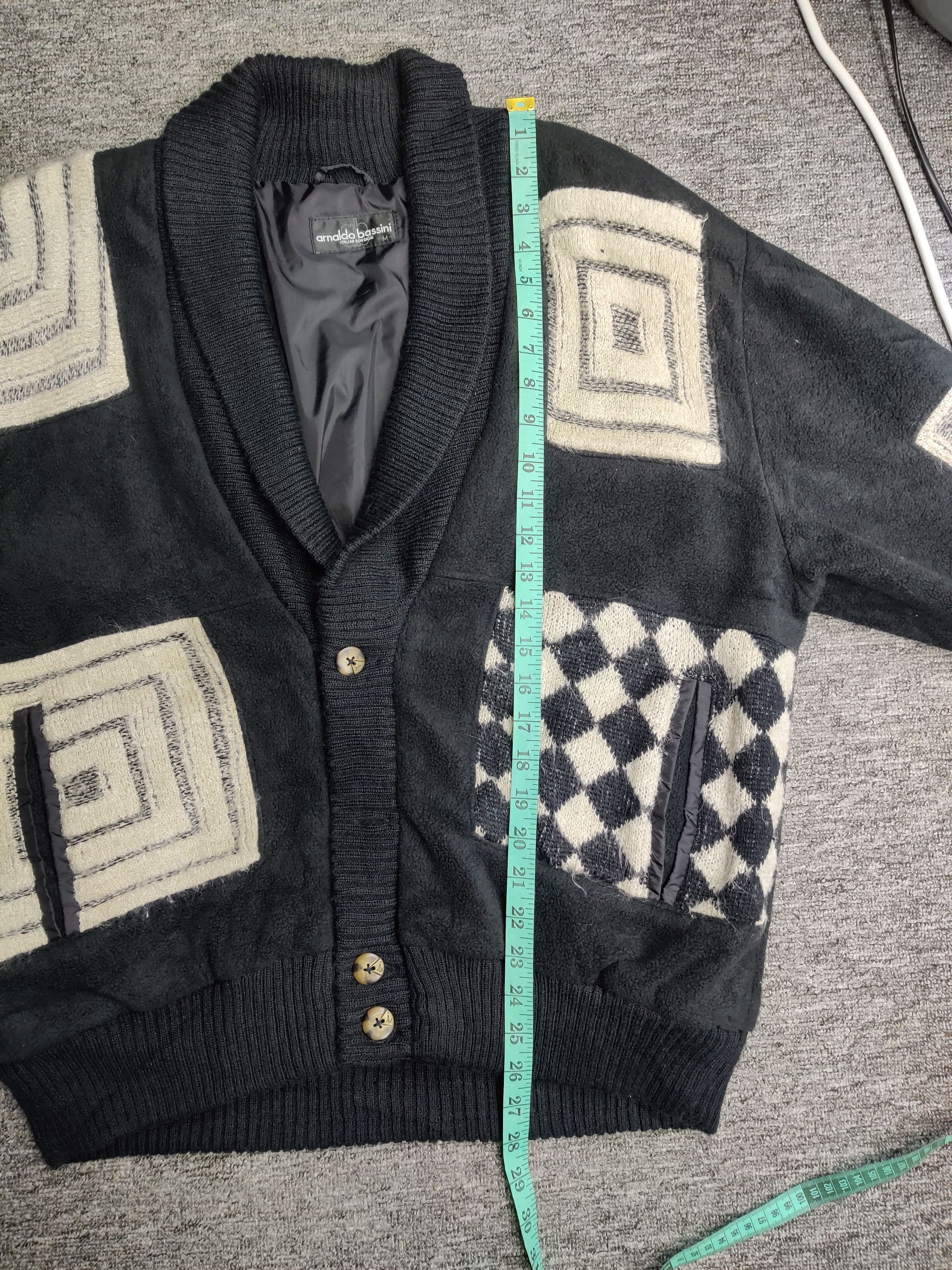 Japanese Brand Arnaldo Bassini Shawl Collar Fleece Knit Cardigan Size US M / EU 48-50 / 2 - 14 Thumbnail