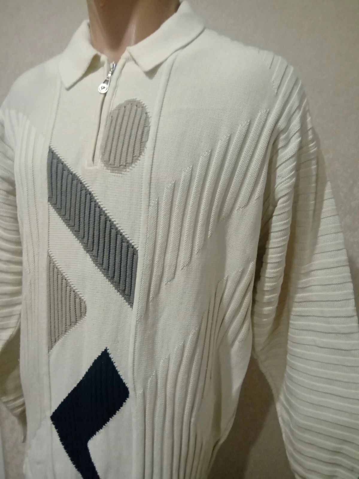 Carlo Colucci CARLO COLUCCI Personality Knitted Pullover Sz 50 Size US M / EU 48-50 / 2 - 3 Thumbnail
