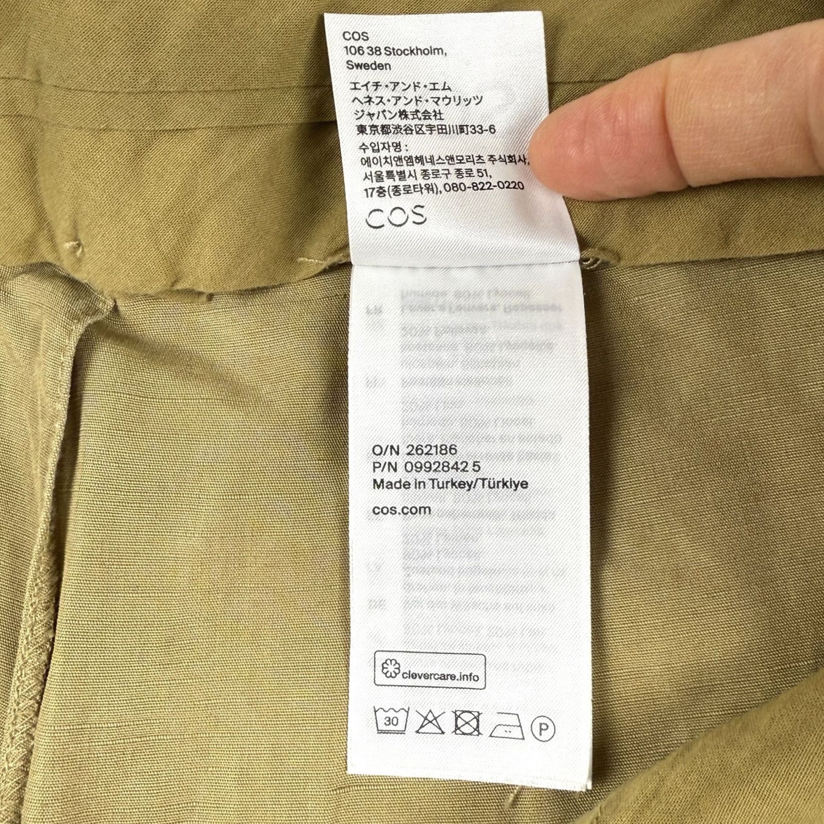 Cos COS Dress Pants Womens EU 40 Lyocell Linen Pleated Wide-Leg High Waist Beige Dress Pants Womens Regular XS-XL Size 27" / US 4 / IT 40 - 6 Thumbnail