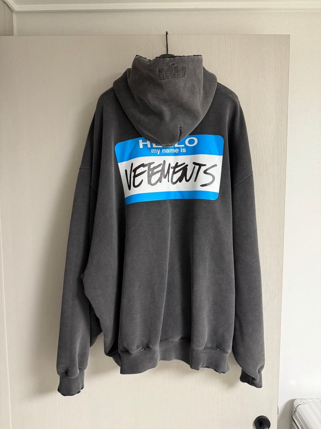 Vetements Vetements ‘My Name Is’ Zip Hoodie Size US M / EU 48-50 / 2 - 2 Thumbnail