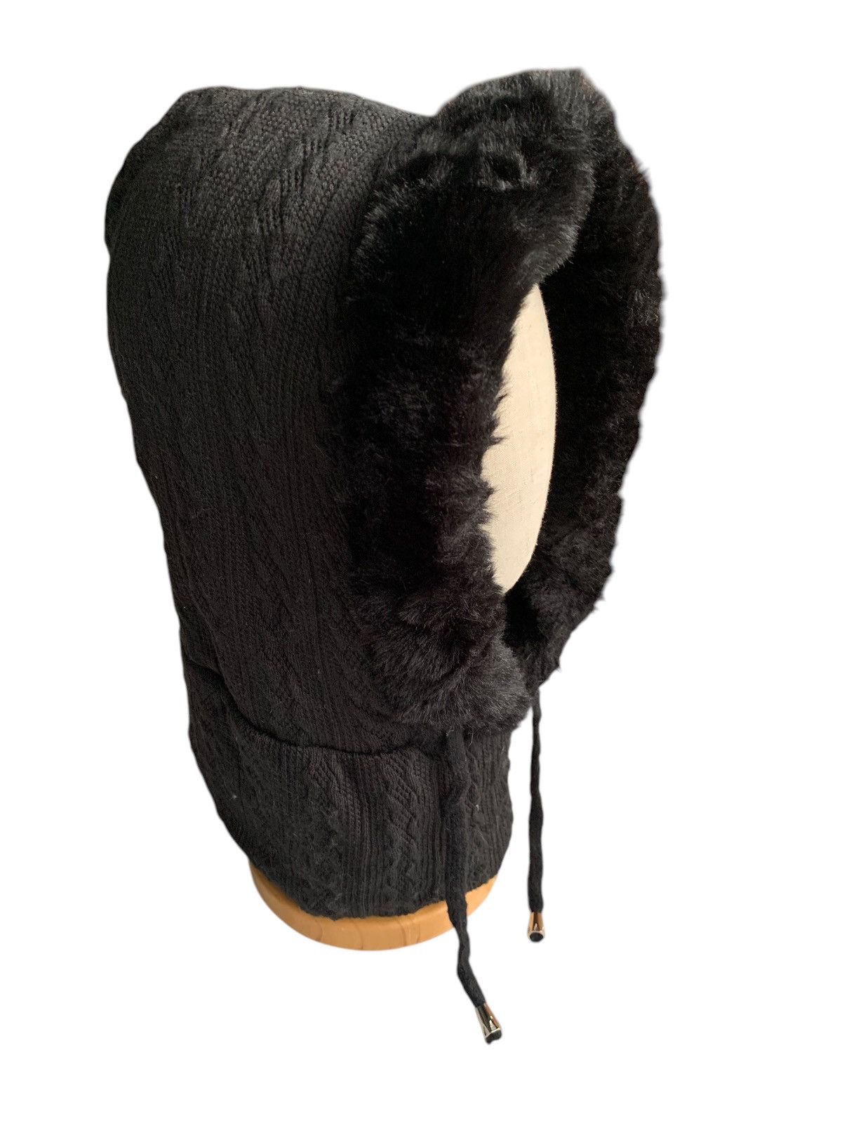 Kapital Knitted Fur Hoodie Balaclava Winter Sessions Streetwear Hats Size ONE SIZE - 3 Thumbnail