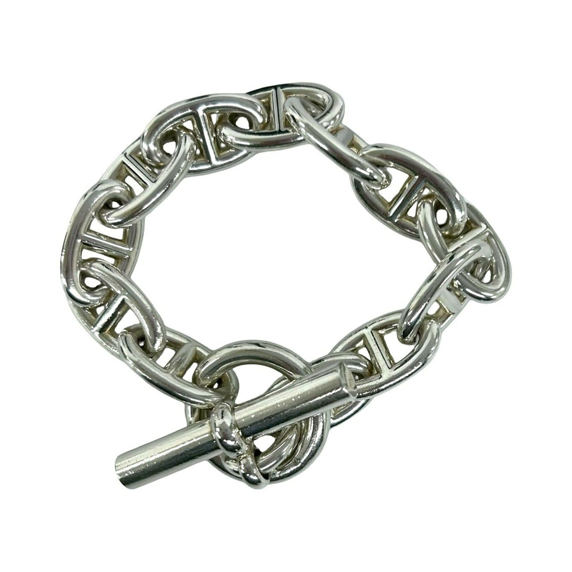Hermes HERMES Chaine d'Ancre TGM 12-link bracelet, sterling silver (925), accessory, silver, 31239 Size ONE SIZE - 1 Thumbnail