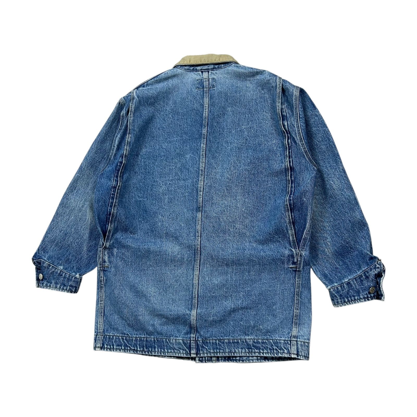 Polo Ralph Lauren VTG 90s POLO RALPH LAUREN DENIM COVERALL JACKET MADE IN USA Size US S / EU 44-46 / 1 - 2 Thumbnail