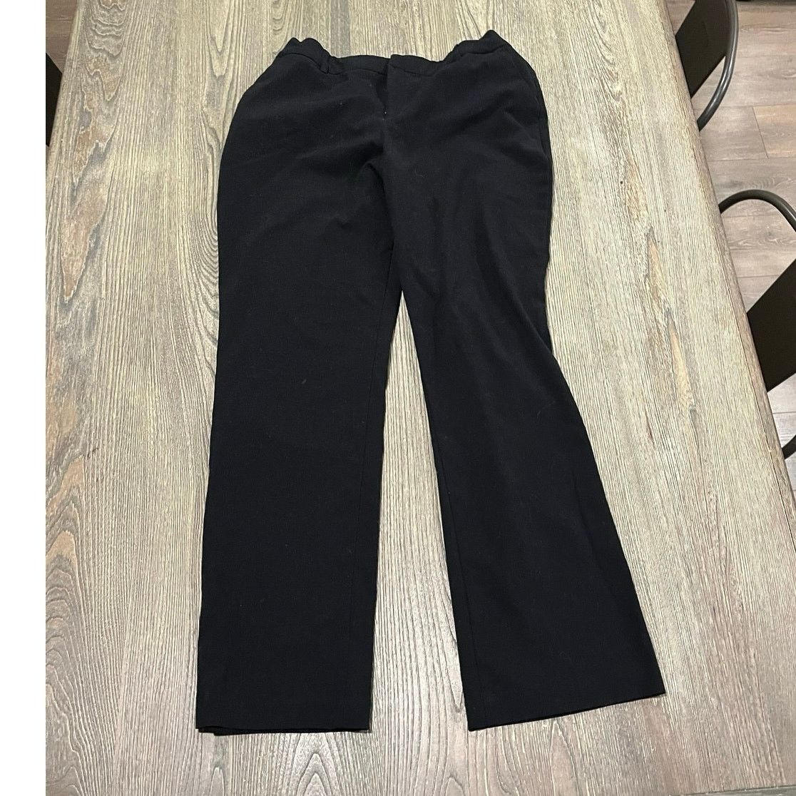 Nine West Nine West Barely Bootcut Pants High Rise Black Size 12 Size 34" / US 12 / IT 48 - 1 Thumbnail