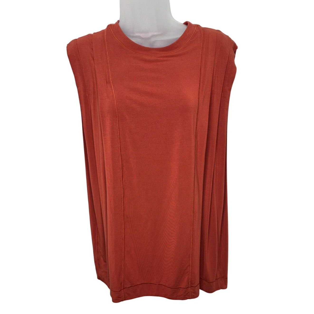 Lululemon lululemon Modal Pleated Shoulder Tank Top W1DJMS Yoga Studio Size XL / US 12-14 / IT 48-50 - 1 Thumbnail