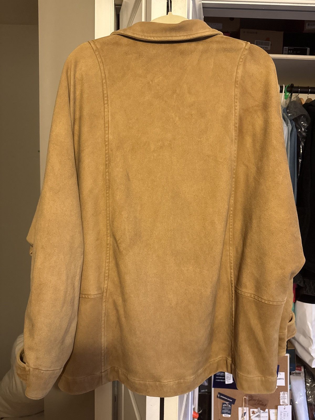 Porter Classic Porter Classic Khaki Aging Jacket Moleskin Suede Size US M / EU 48-50 / 2 - 2 Thumbnail