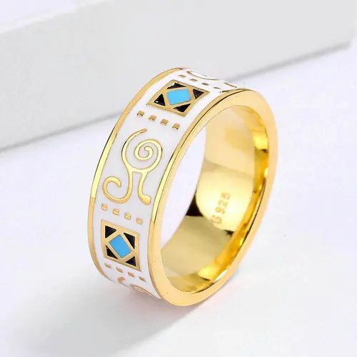 Vintage Classic Gold Ring Size ONE SIZE - 2 Thumbnail