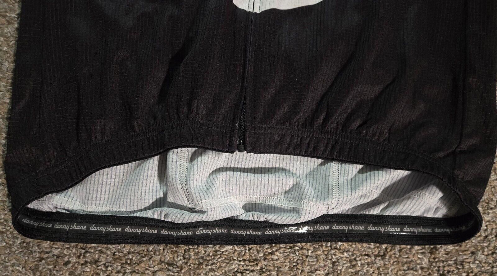 Designer Black And White Danny Shane Bicycle Jersey Size XL Size ONE SIZE - 3 Thumbnail