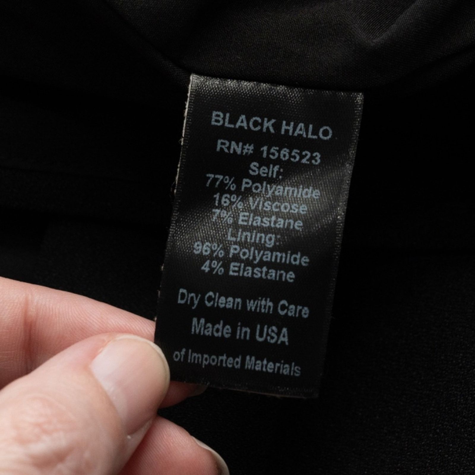 Black Halo Black Halo. Brett Draped Sleeveless Mini Dress. Size M / US 6-8 / IT 42-44 - 15 Thumbnail