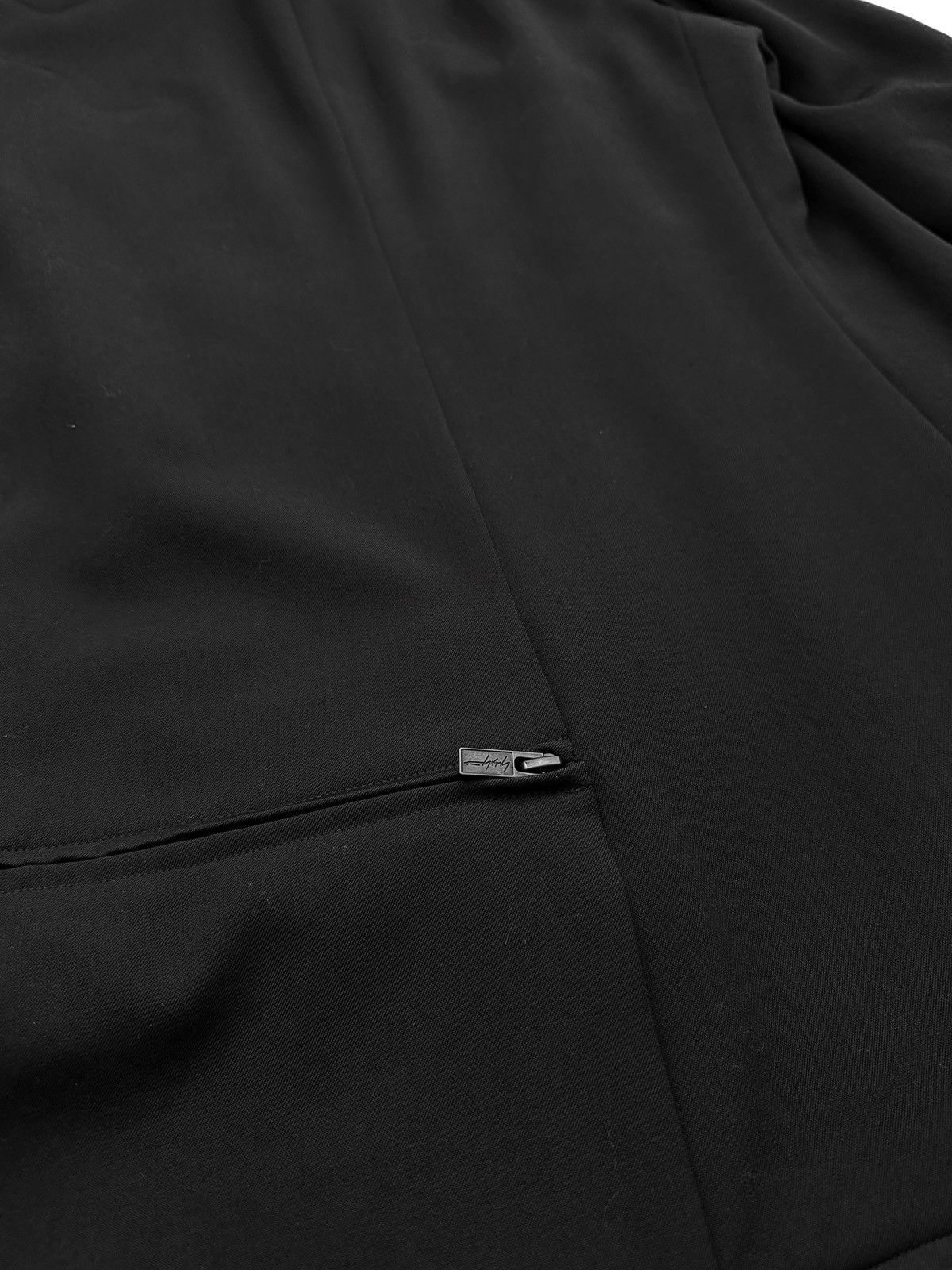Yohji Yamamoto 2019 PH Zip Gabardine Wool Stand Collar Coat Size US M / EU 48-50 / 2 - 7 Thumbnail