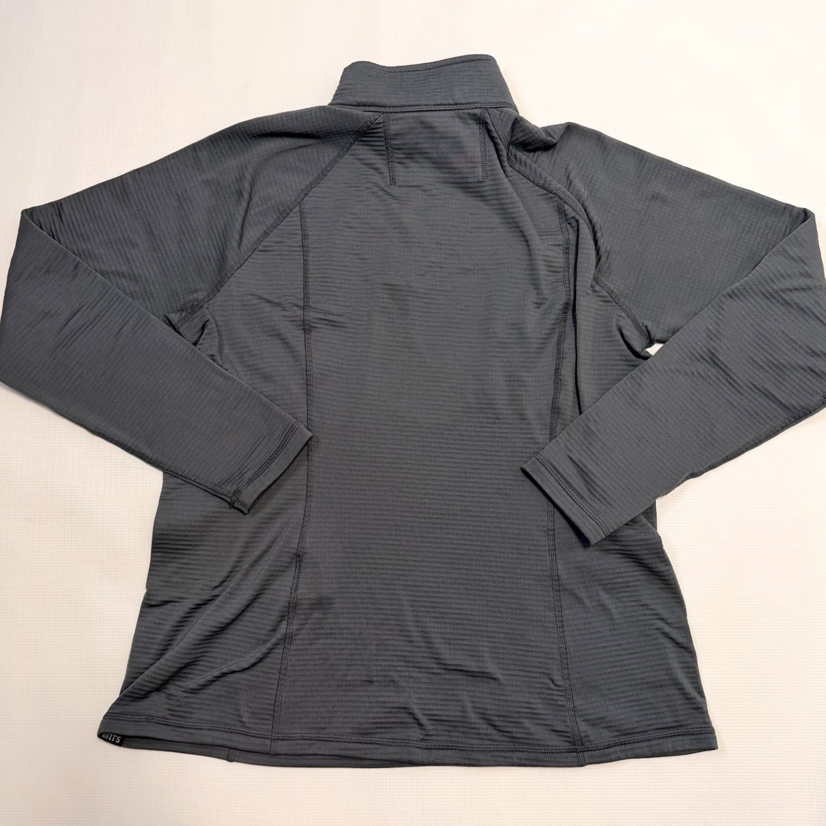 Vintage 5.11 Tactical Stratos Pullover Womens Large Gray Rust 1/4 Zip Base Layer Lot Size L / US 10 / IT 46 - 3 Thumbnail