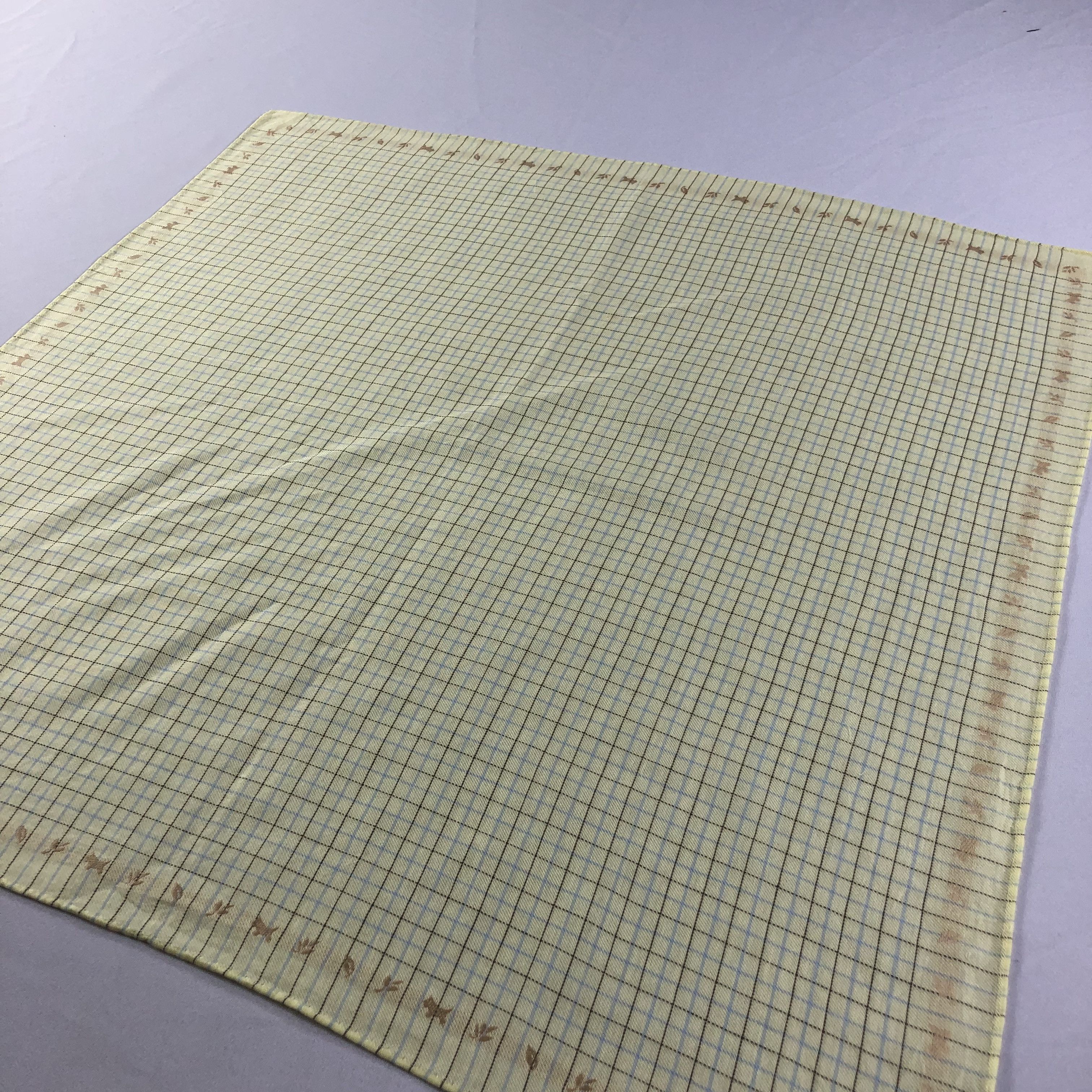 Burberry Burberry Checkered Handkerchief Neckerchief Bandana H2171 Size ONE SIZE - 3 Thumbnail